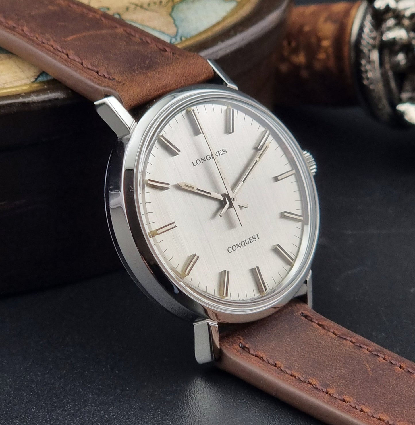 Longines watch Conquest 1504-1 Vintage 1974 Cal 6942