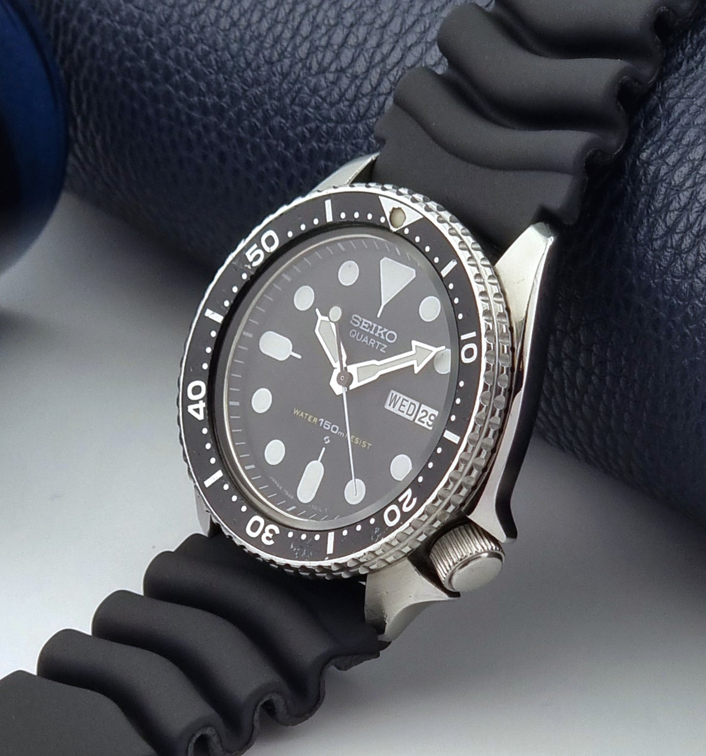 Seiko Wristwatch 7548-7000 Quartz Diver Vintage 1980
