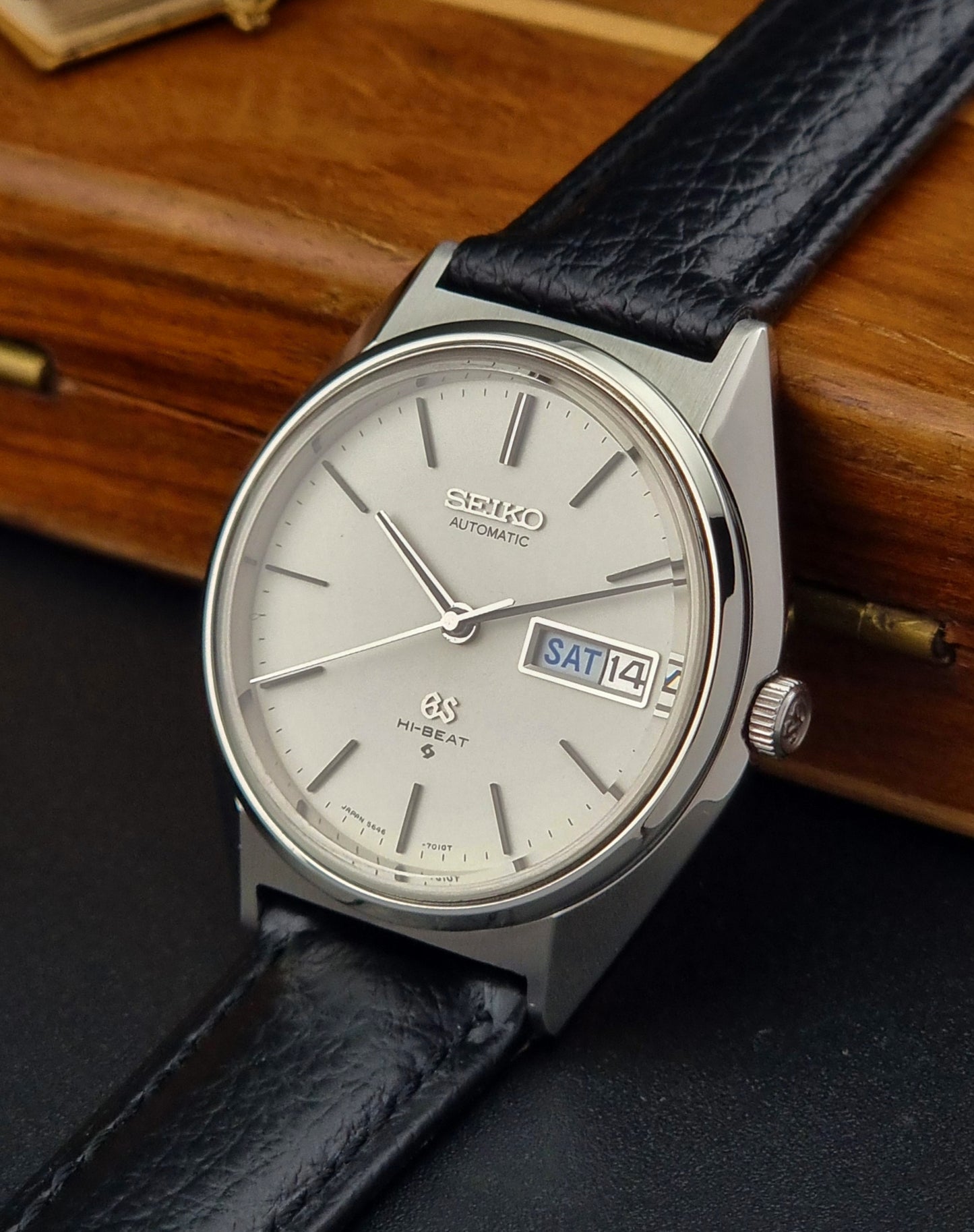 Vintage Grand Seiko Wristwatch 5646-7010 Hi-Beat 1970
