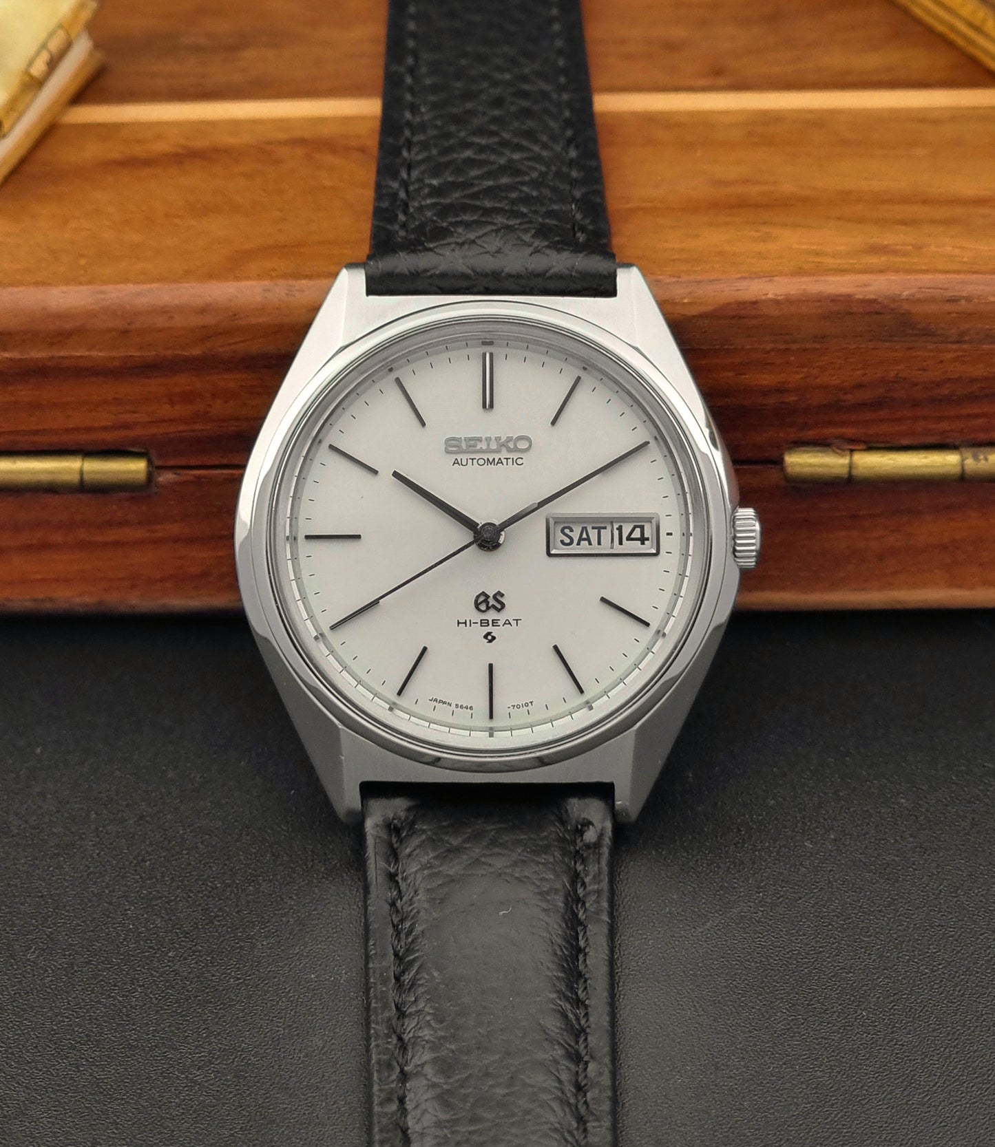 Vintage Grand Seiko Wristwatch 5646-7010 Hi-Beat 1970