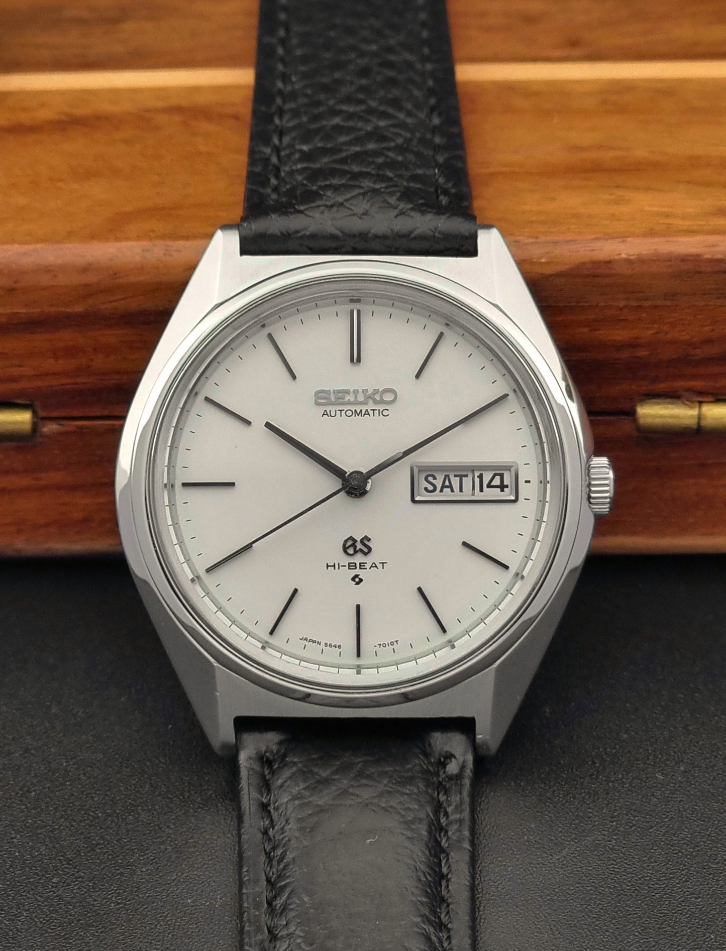 Vintage Grand Seiko Wristwatch 5646-7010 Hi-Beat 1970