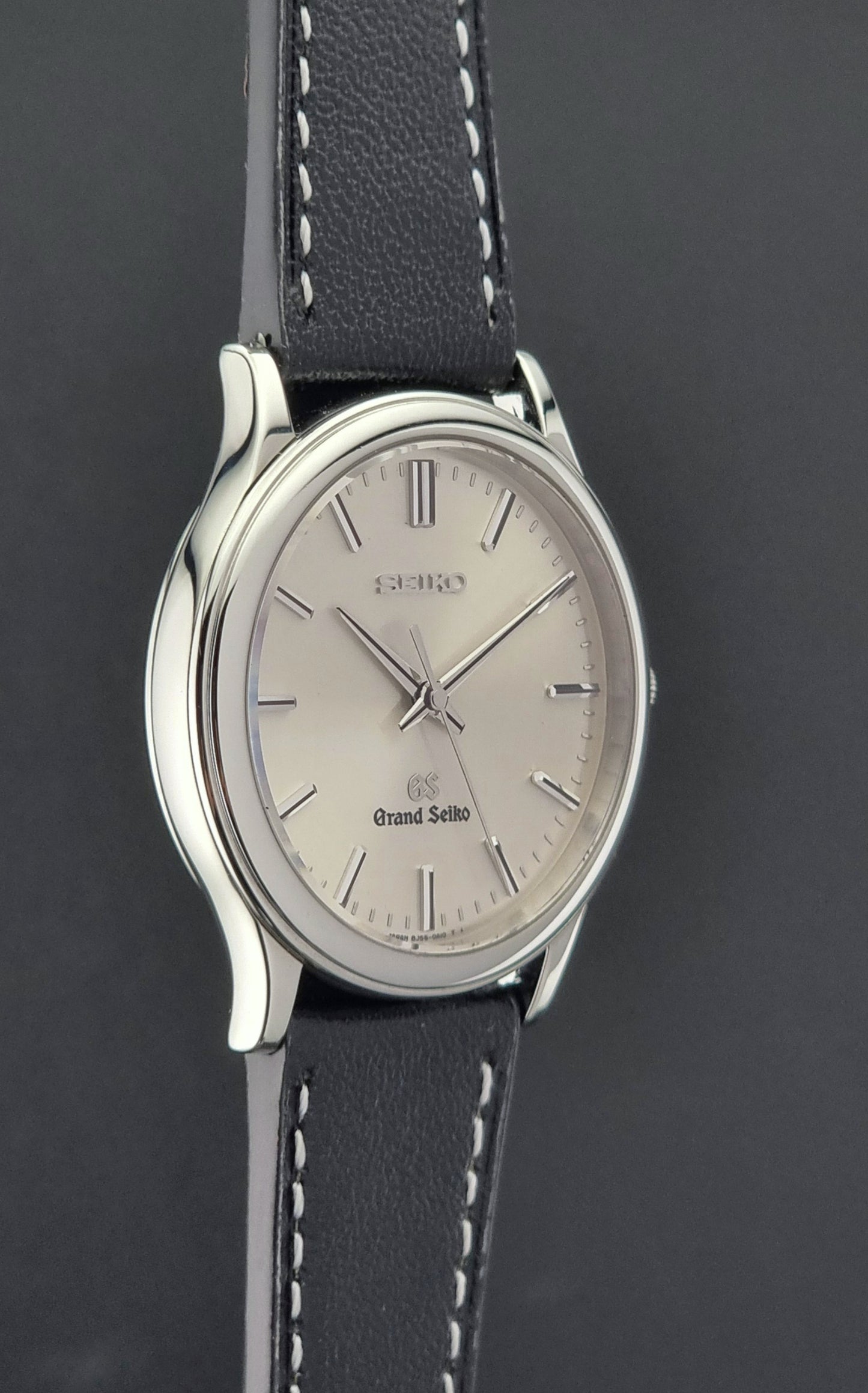 Grand Seiko SBGF015 Wristwatch 8J55-0A10 quartz on a black leather strap