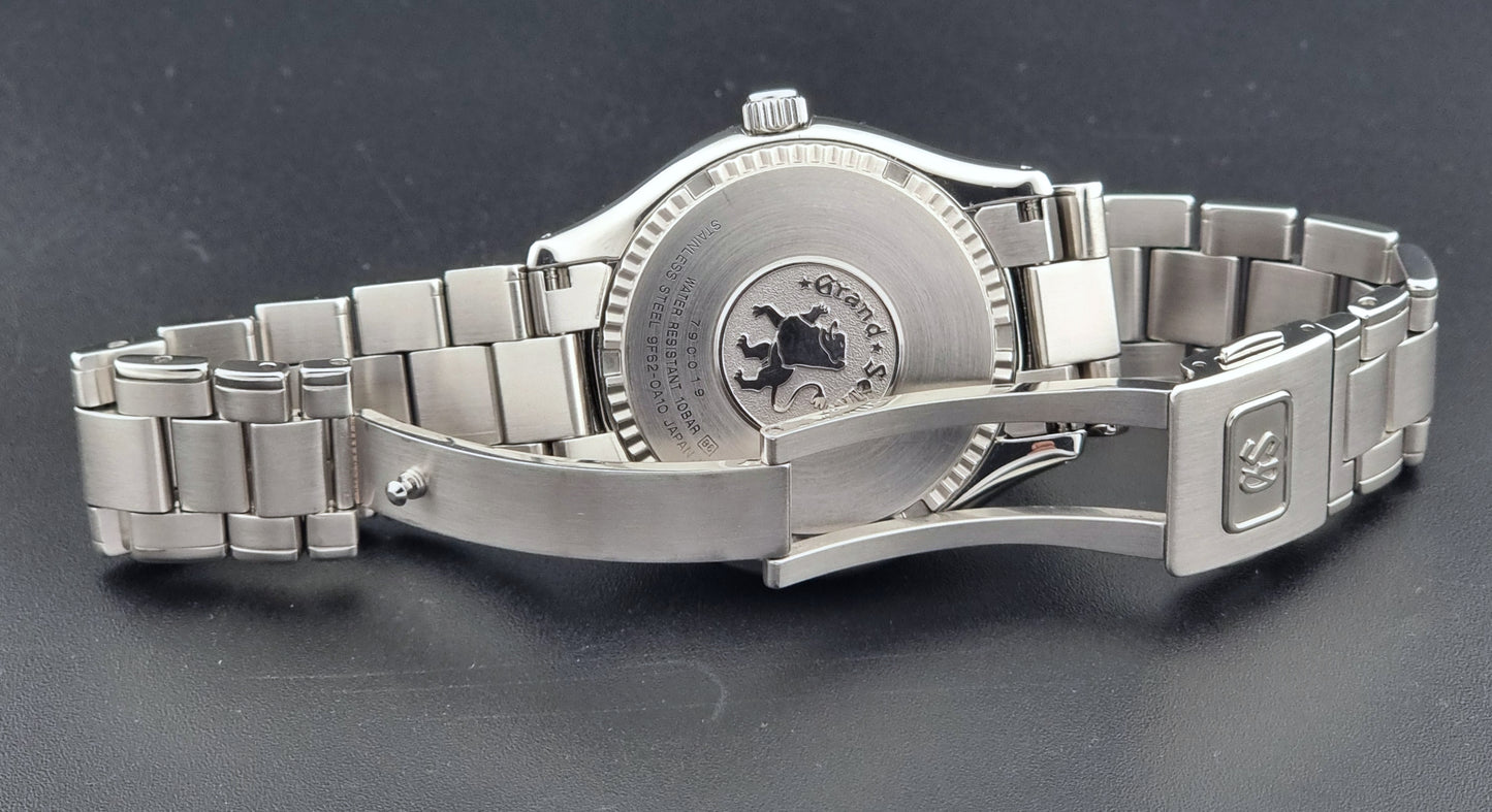Grand Seiko quartz SBGX041 watch 9F62-0A10 Black dial 2007