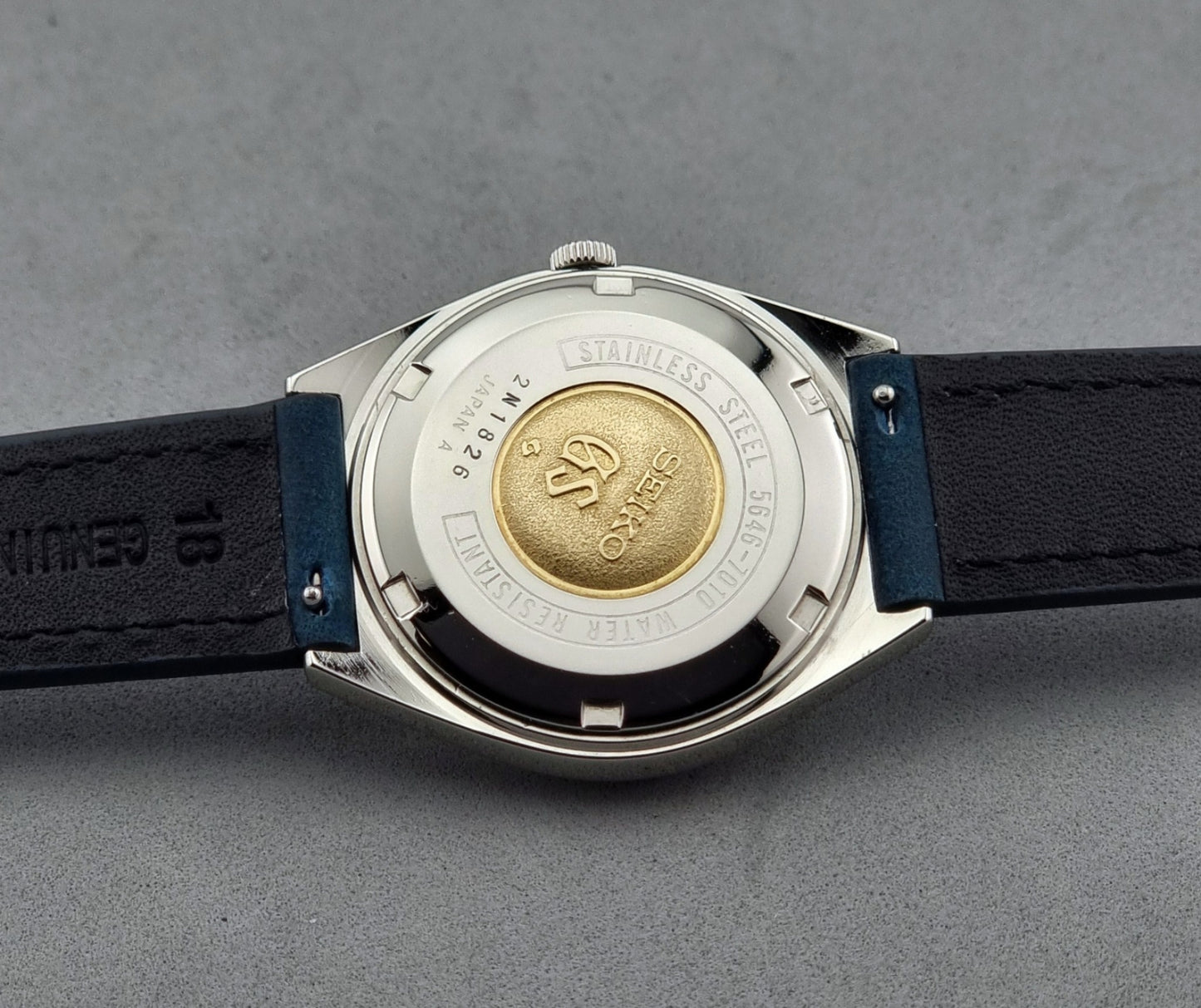 Grand Seiko watch 5646-7010 Hi-Beat Vintage 1972 Blue Dial
