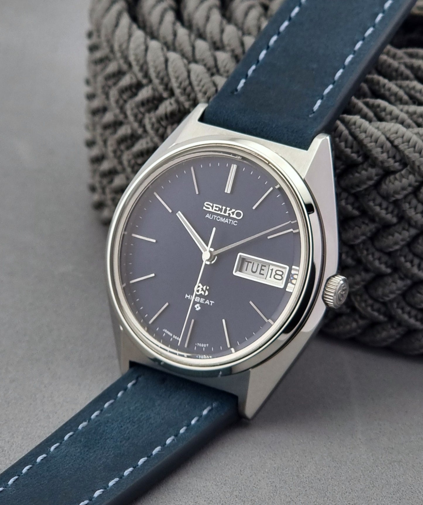 Grand Seiko watch 5646-7010 Hi-Beat Vintage 1972 Blue Dial
