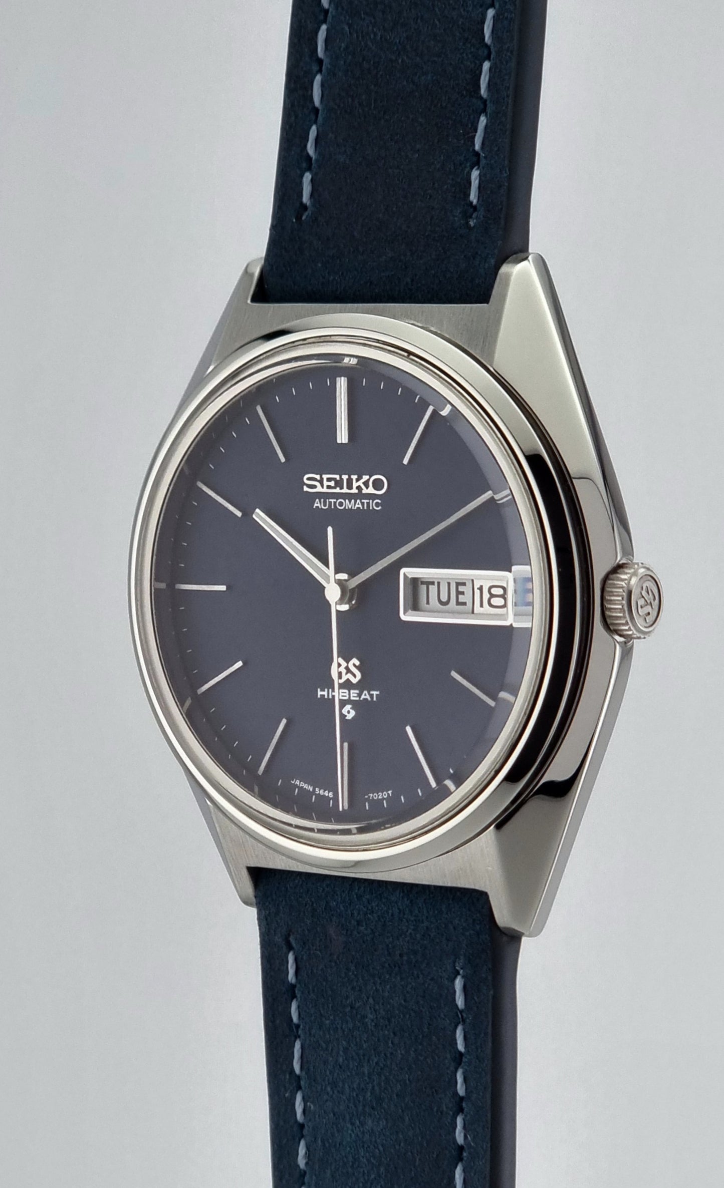Grand Seiko watch 5646-7010 Hi-Beat Vintage 1972 Blue Dial