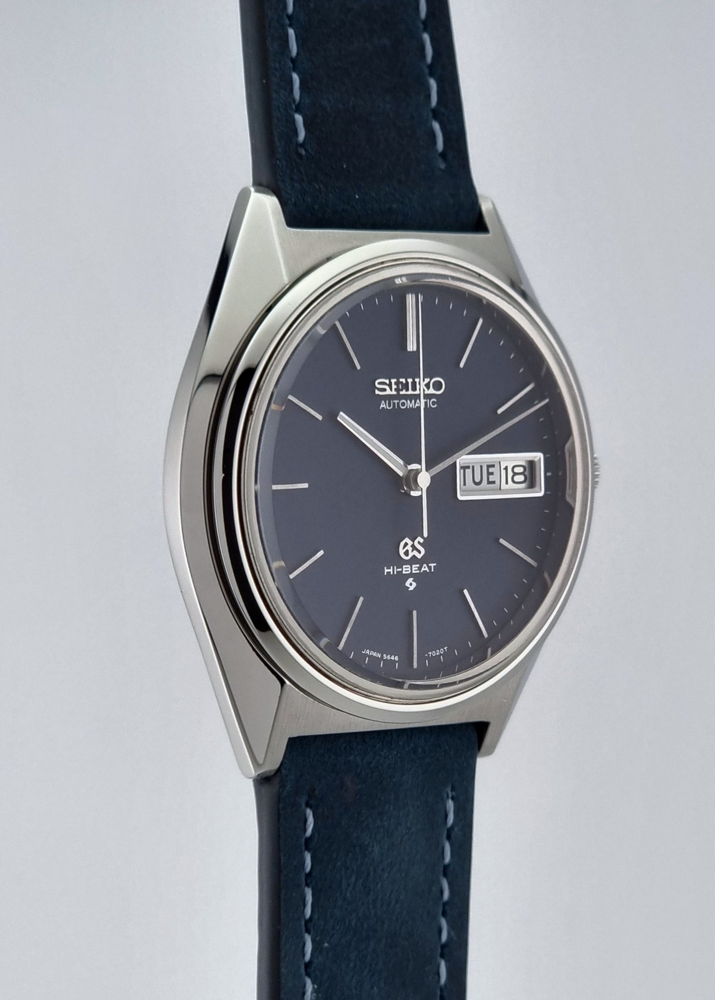 Grand Seiko watch 5646-7010 Hi-Beat Vintage 1972 Blue Dial