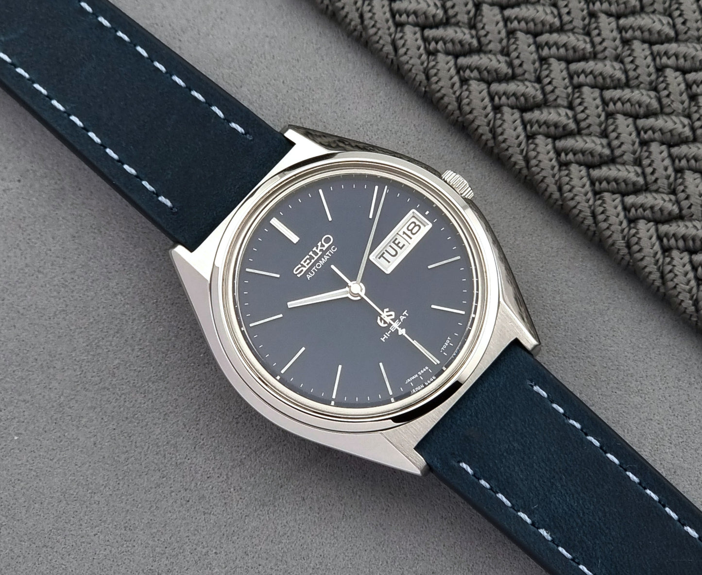 Grand Seiko watch 5646-7010 Hi-Beat Vintage 1972 Blue Dial