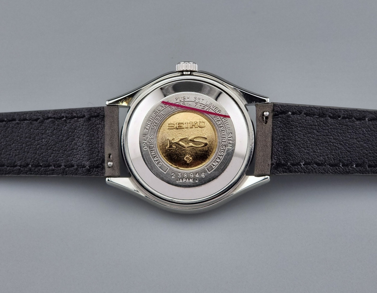 Vintage King Seiko Wristwatch 5626-7120 Hi-beat Grey 1972