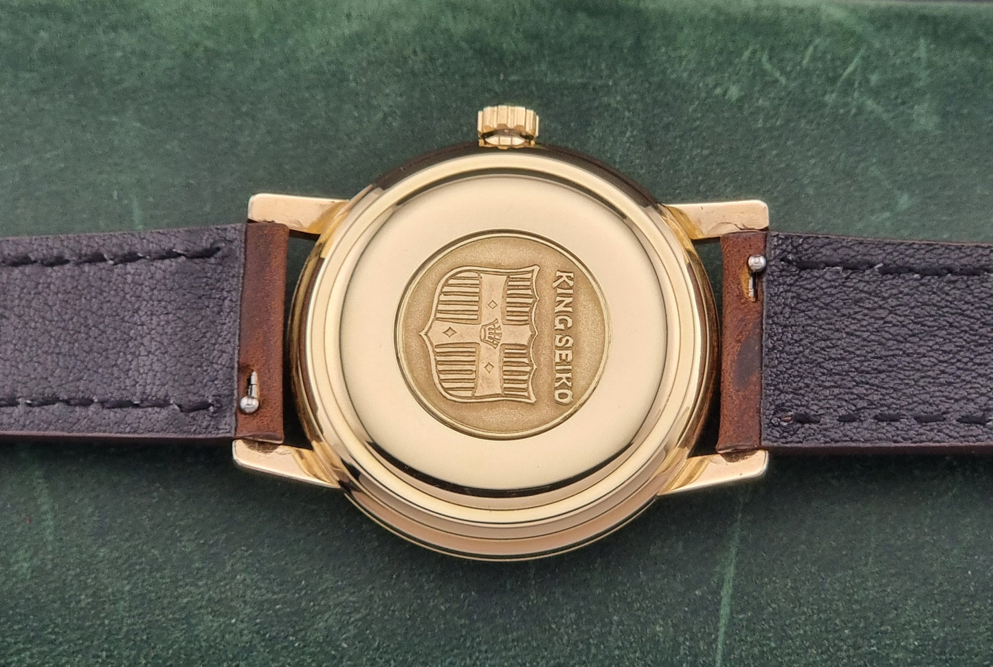 King Seiko Watch J14102 vintage 1963 SD Dial 14k Gold Filled