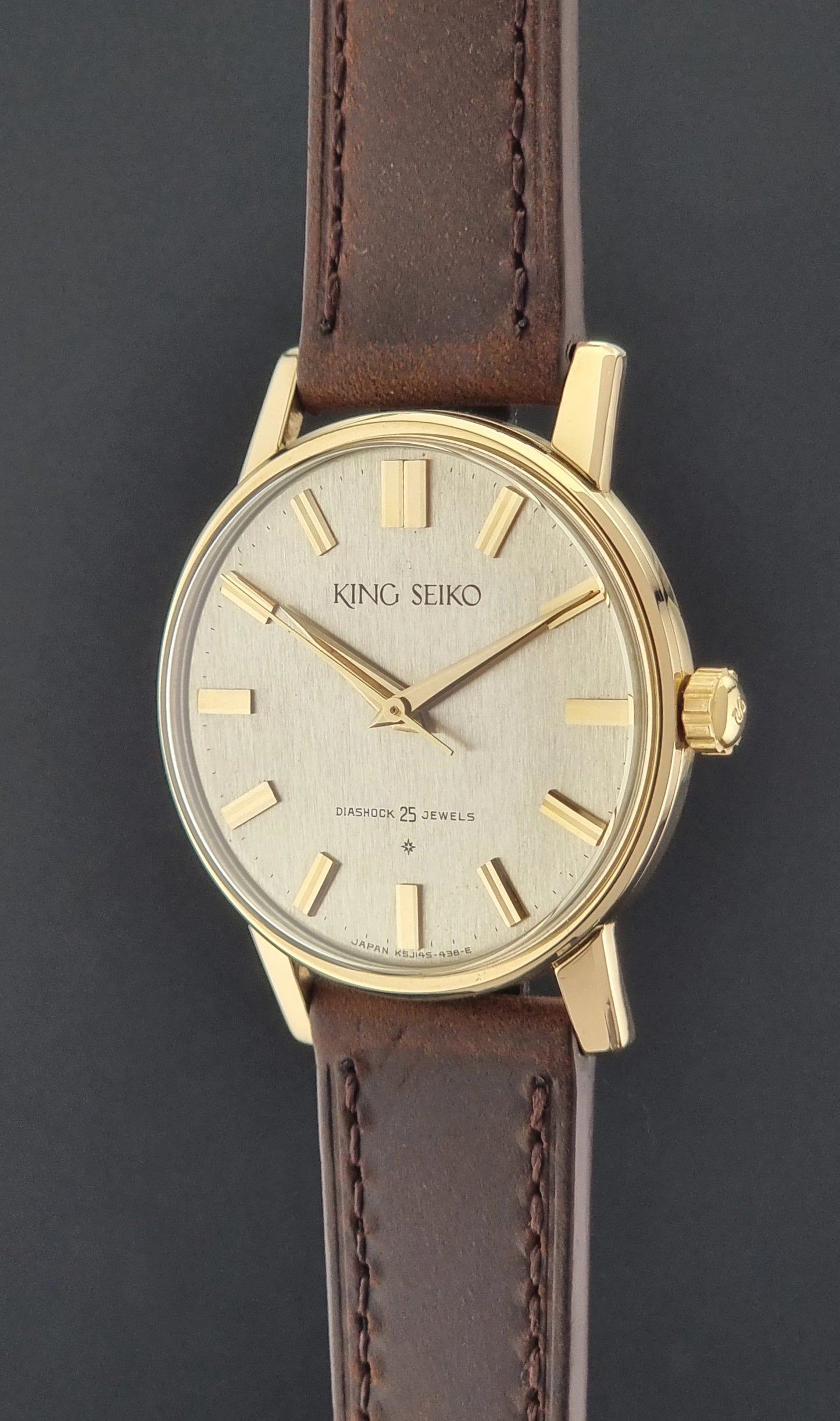 King Seiko Watch J14102 vintage 1963 SD Dial 14k Gold Filled