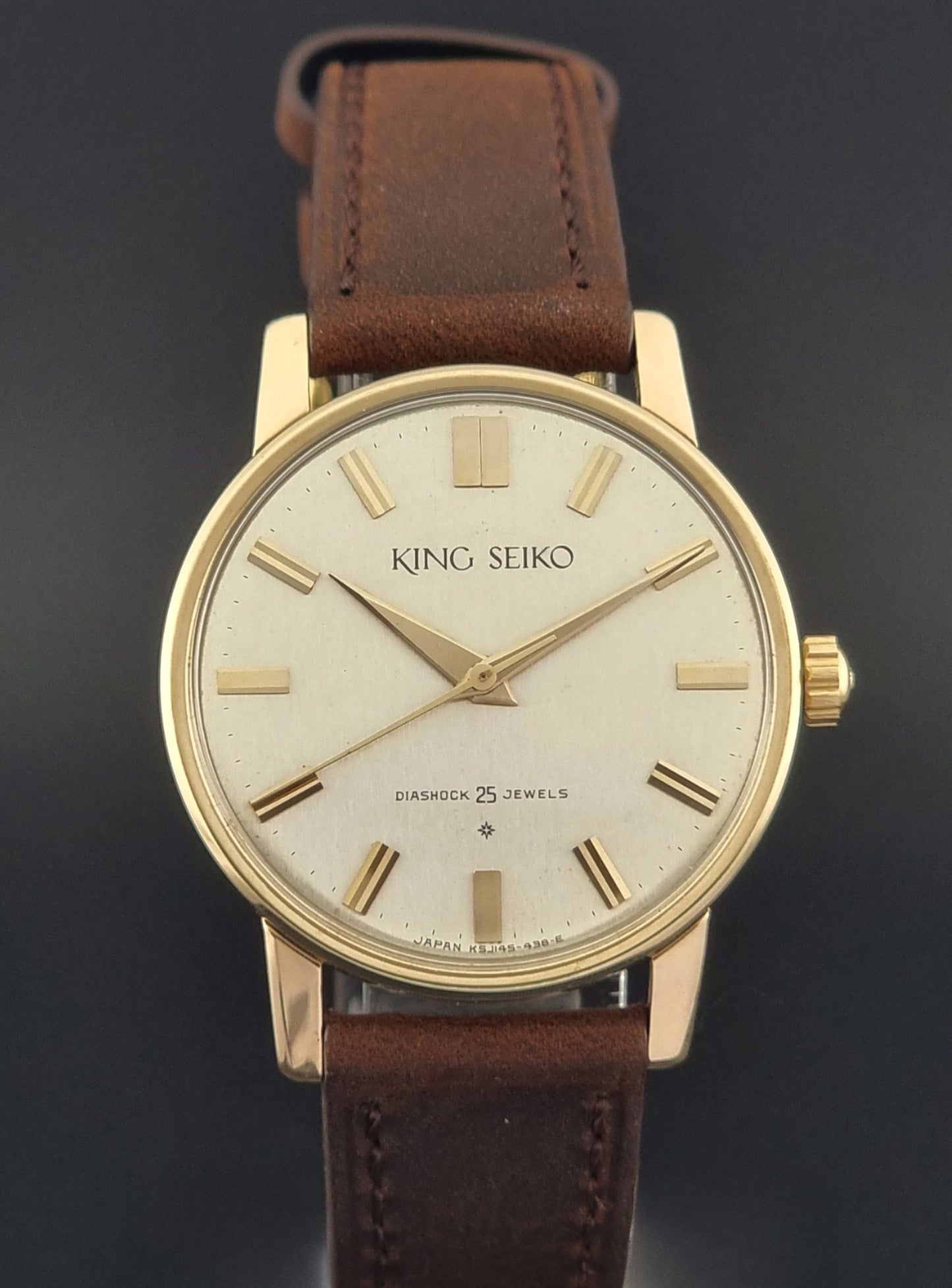 King Seiko Watch J14102 vintage 1963 SD Dial 14k Gold Filled