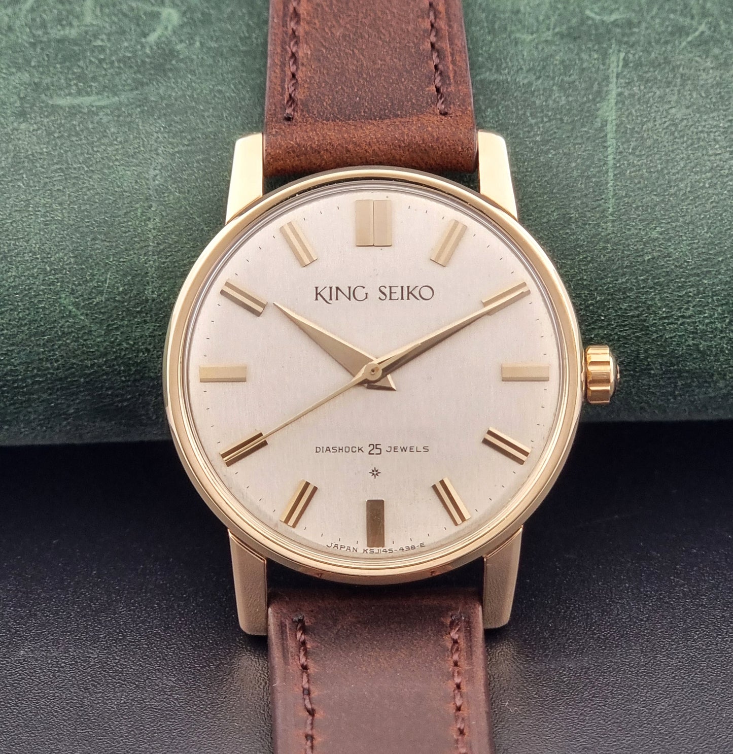 King Seiko Watch J14102 vintage 1963 SD Dial 14k Gold Filled