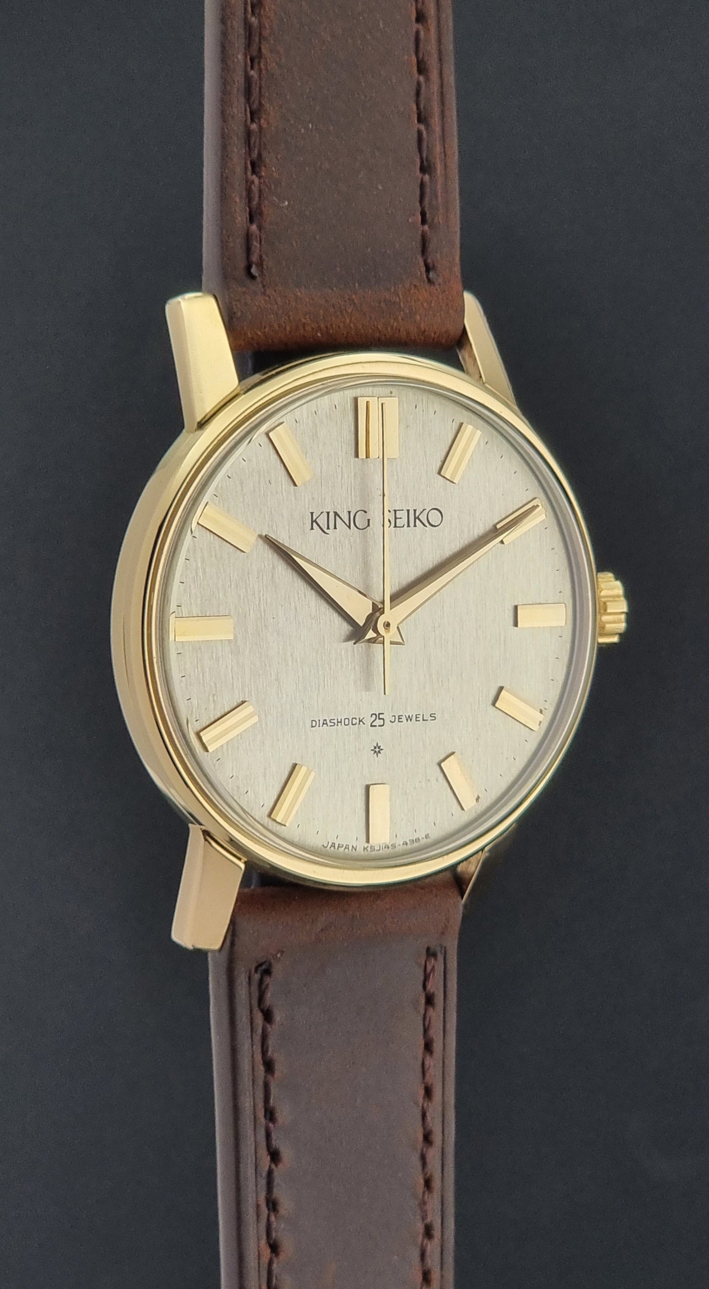 King Seiko Watch J14102 vintage 1963 SD Dial 14k Gold Filled