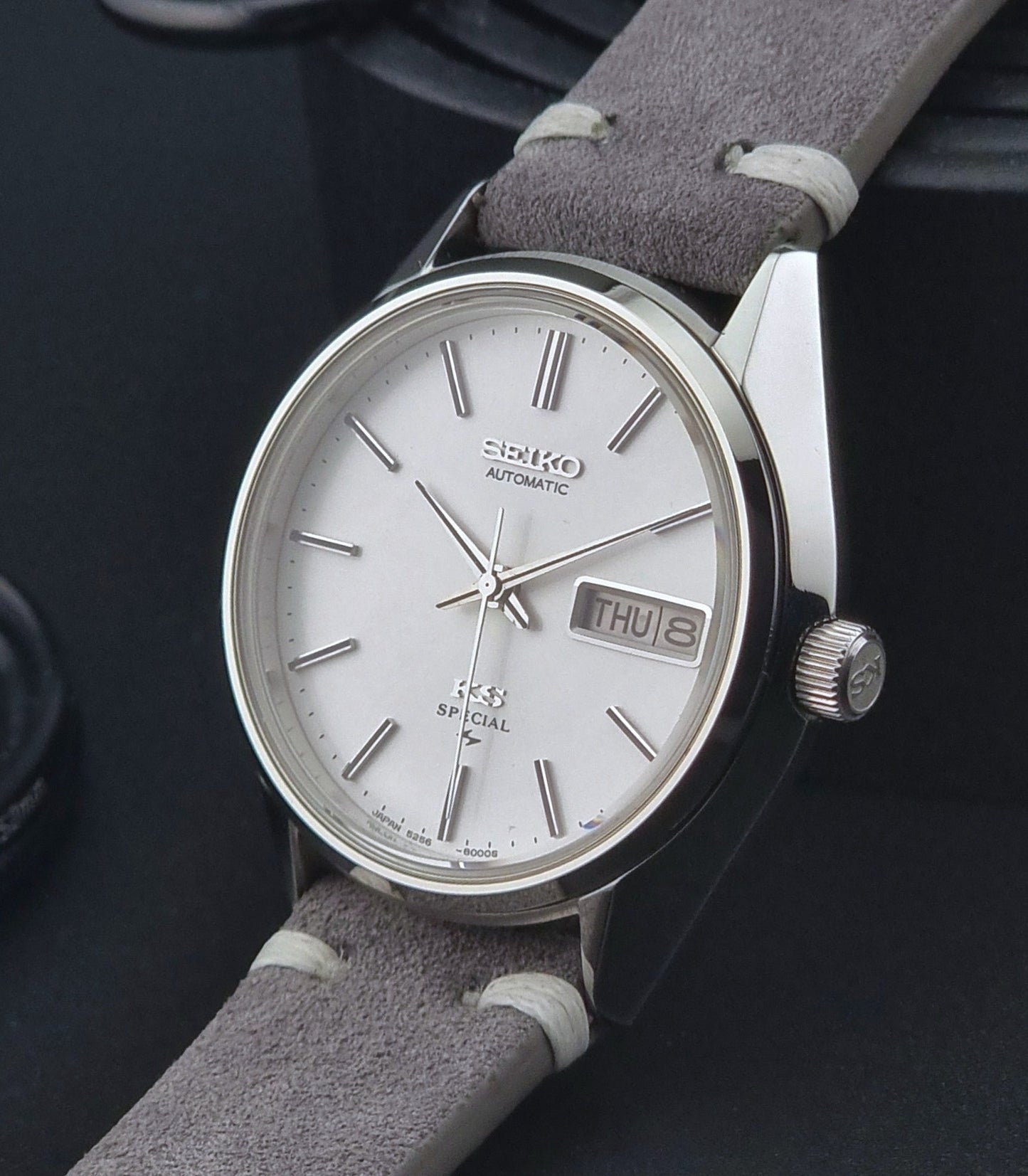 King Seiko Watch Special 5256 - 8010 Hi - Beat Vintage 1975 - Past2PresentWatches - Wristwatch