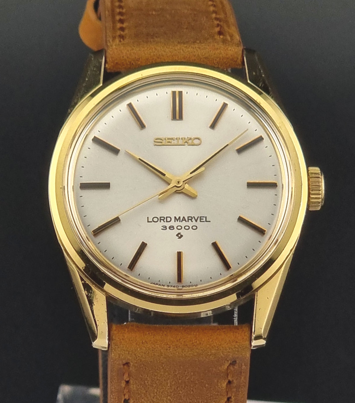 Seiko watch Lord Marvel 5740-8000 Vintage 1977 Gold Plated