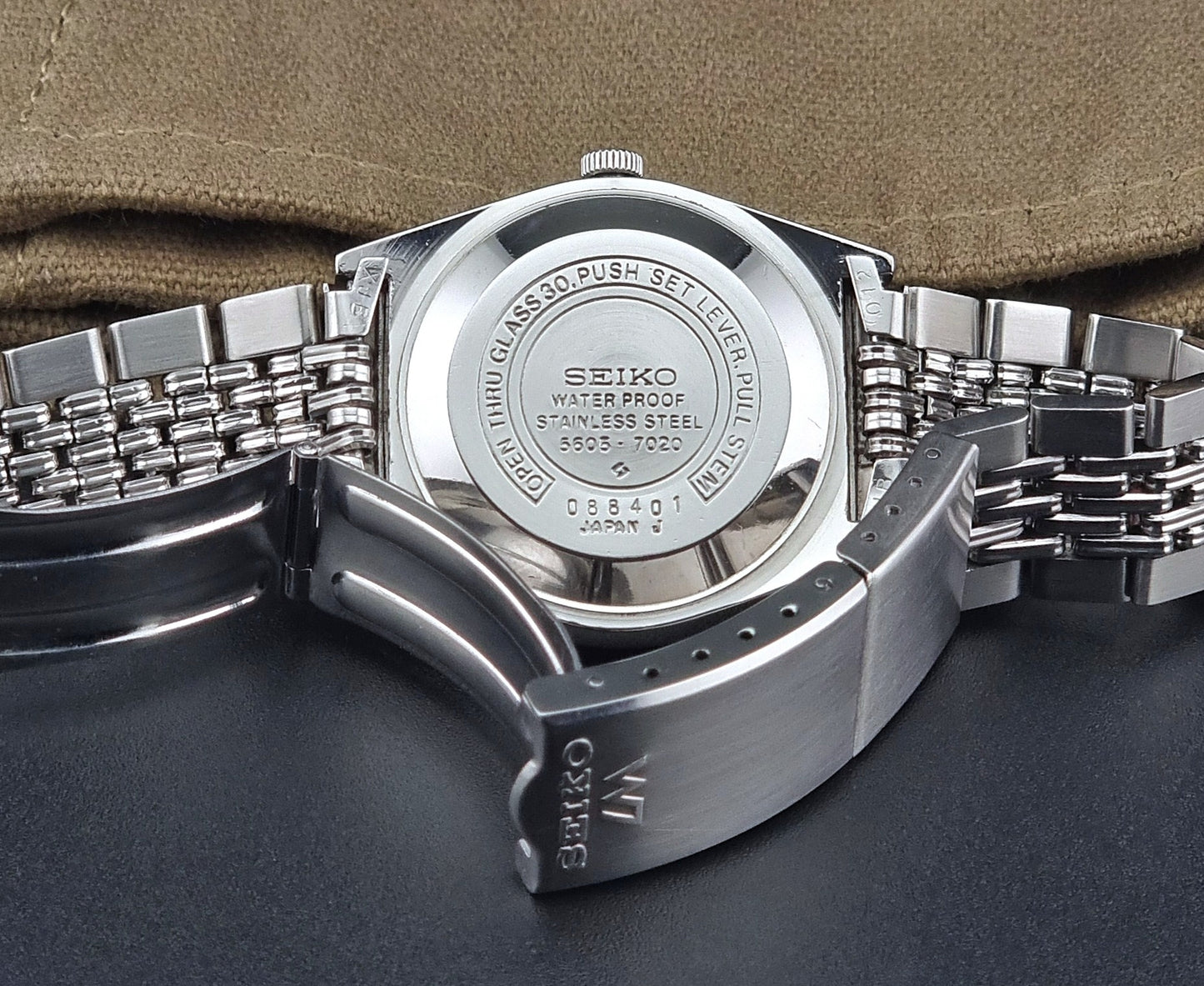 Seiko watch LordMatic 5605-7020 Vintage 1970