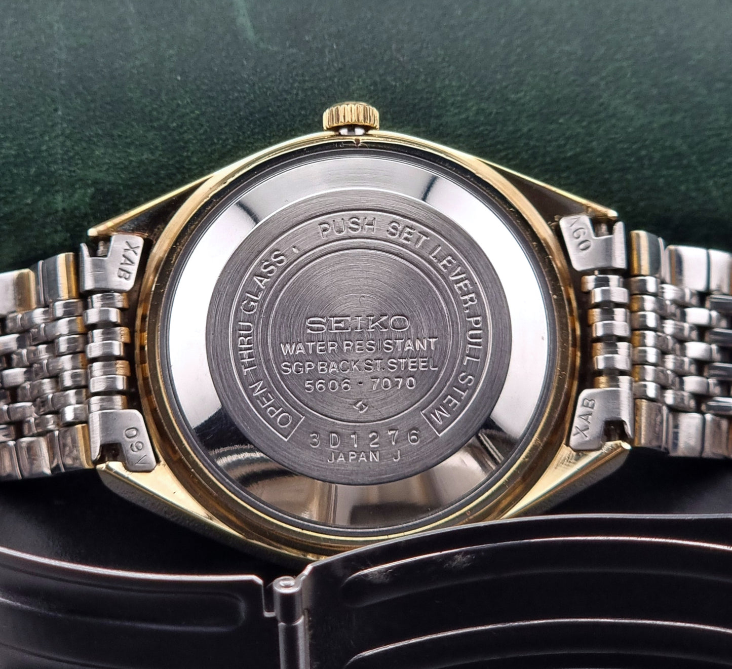 Seiko Wristwatch LordMatic 5606-7070 Vintage 1973 Gold plate