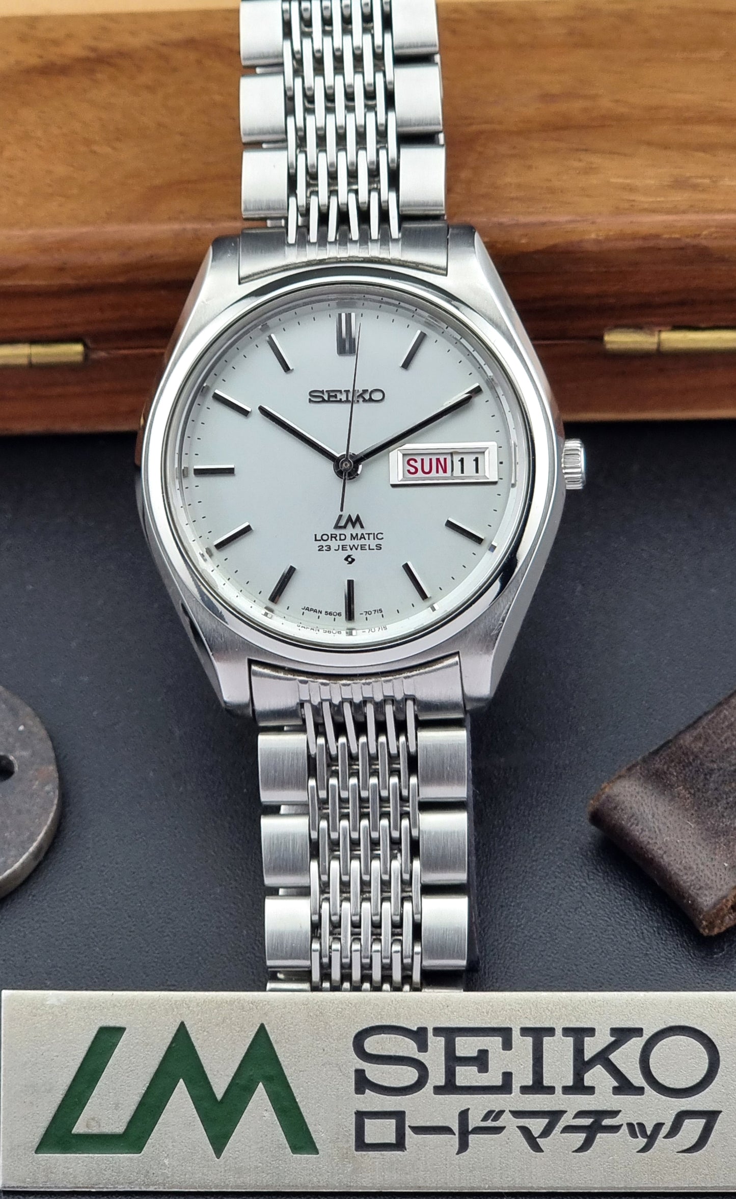Seiko Wristwatch LordMatic 5606-7070 Vintage 1968