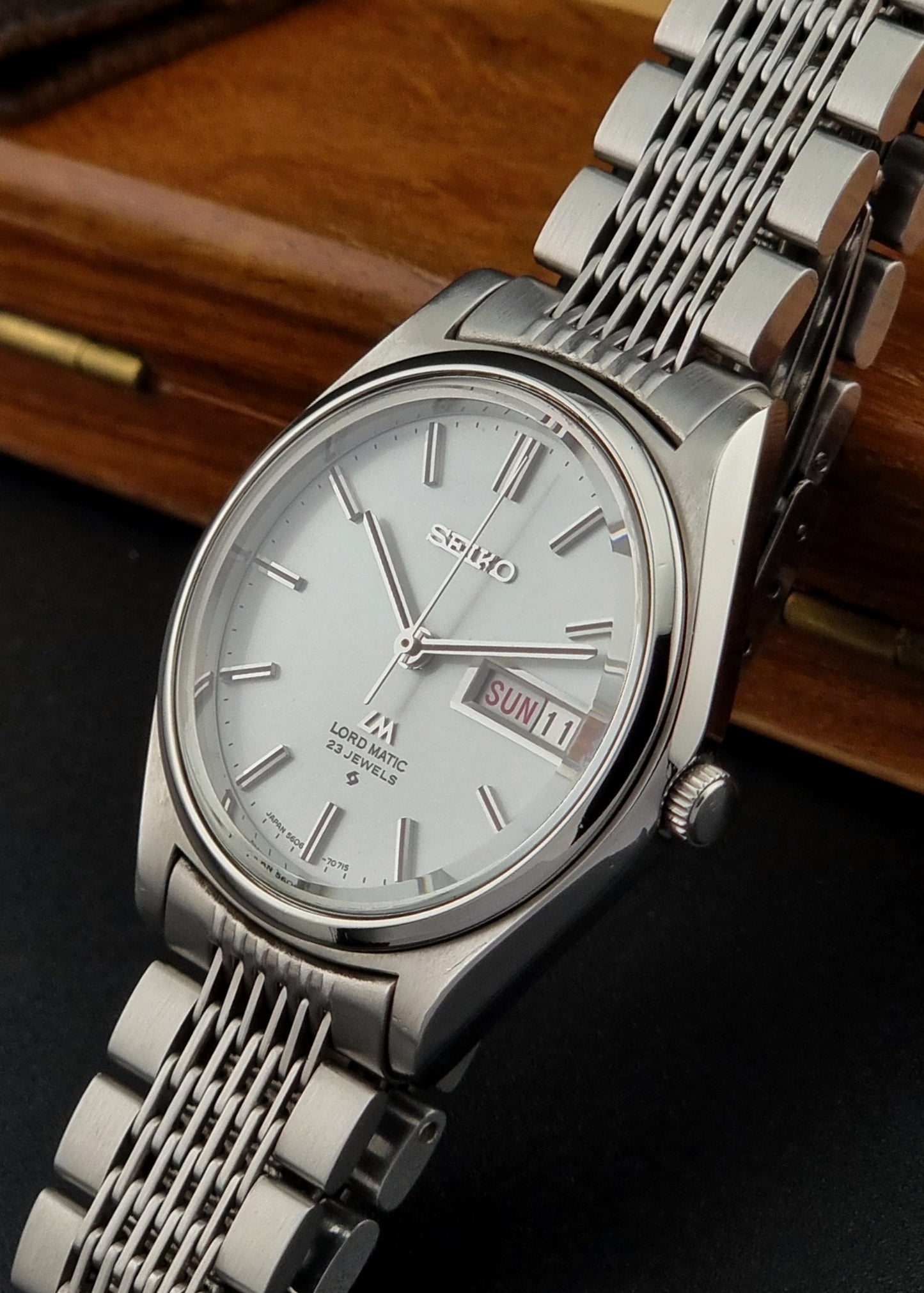 Seiko Wristwatch LordMatic 5606-7070 Vintage 1968