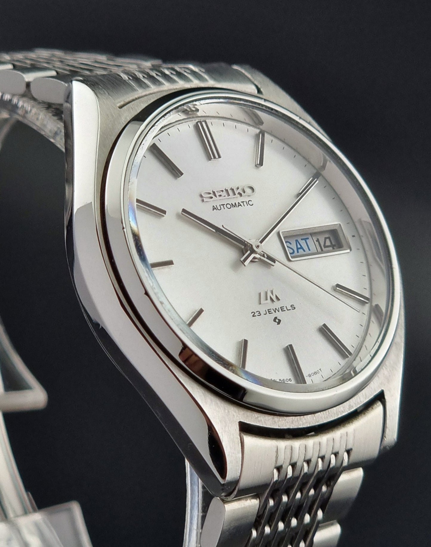 Seiko watch LordMatic 5606-8050 Vintage 1974