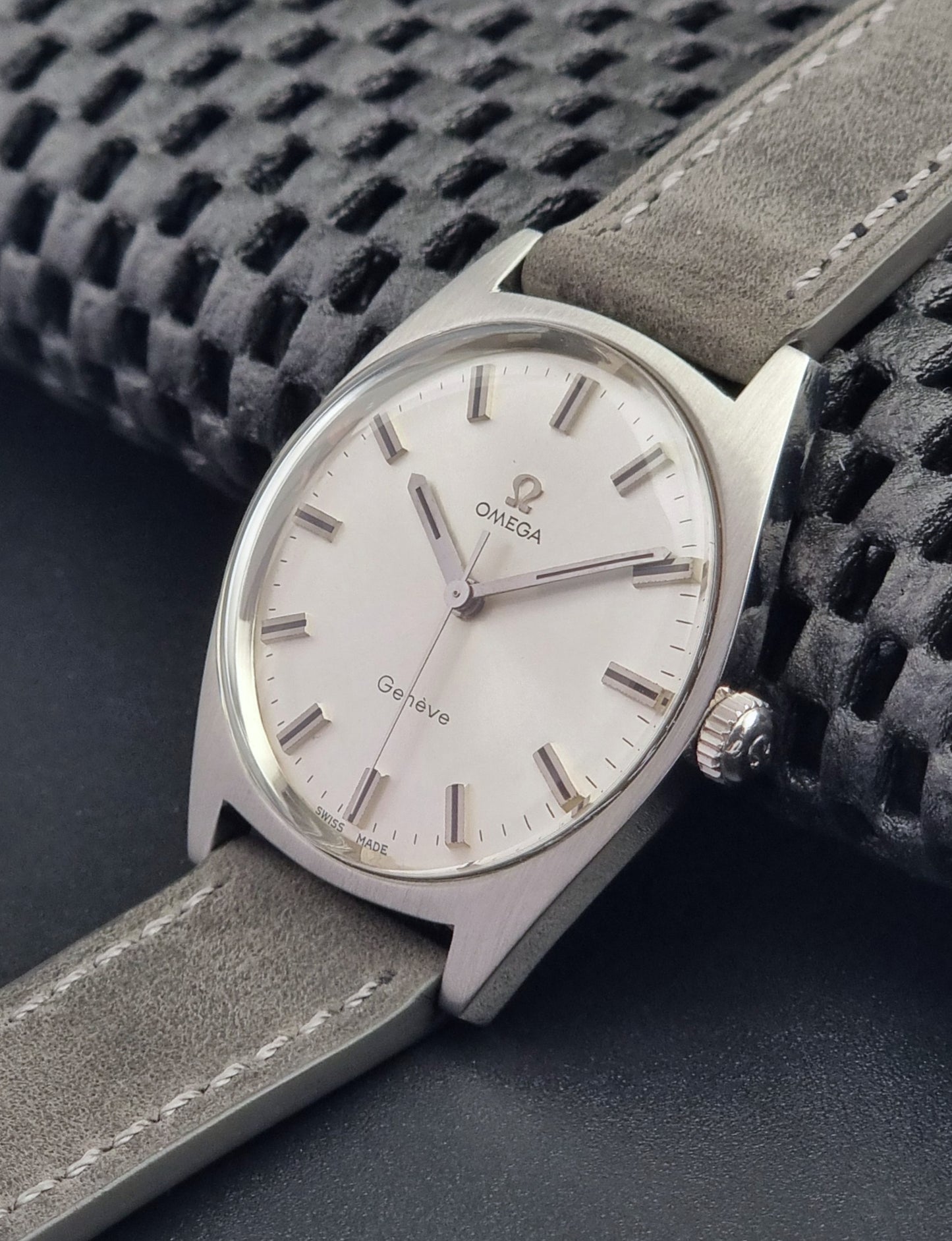 Omega Wristwatch Geneve 135.041 Vintage 1968 Cal 601