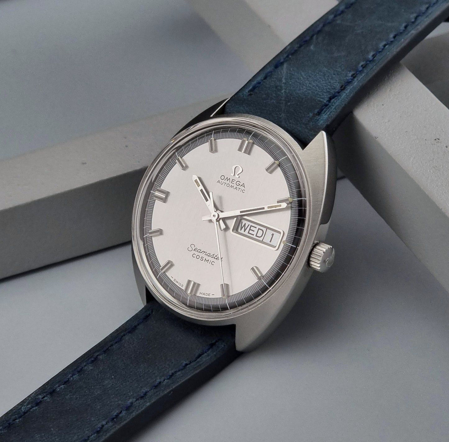 Omega Watch Seamaster Cosmic 166.036 Day Date Vintage 1970