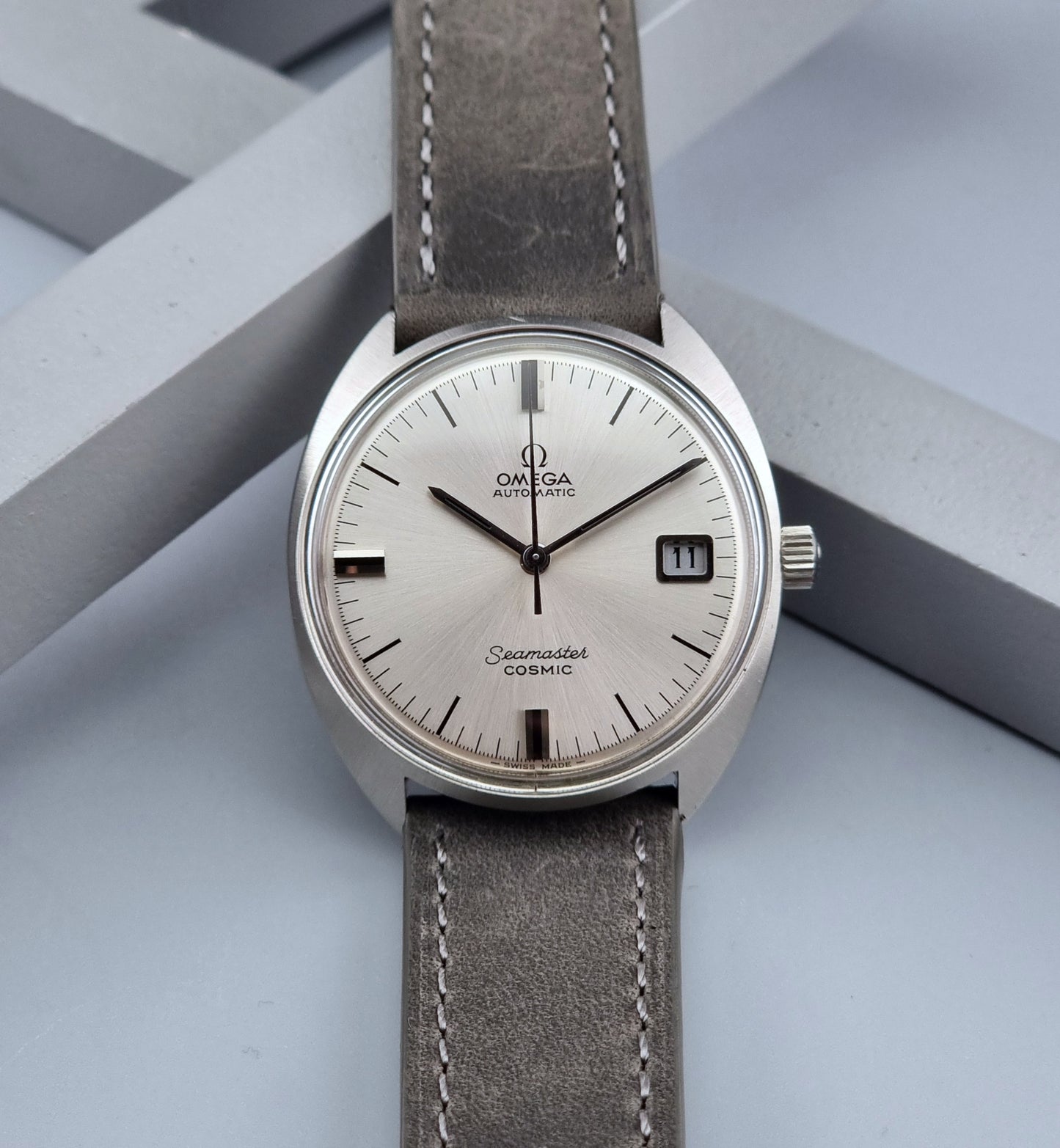 Vintage Omega Wristwatch Seamaster Cosmic 166.026 Automatic 1970