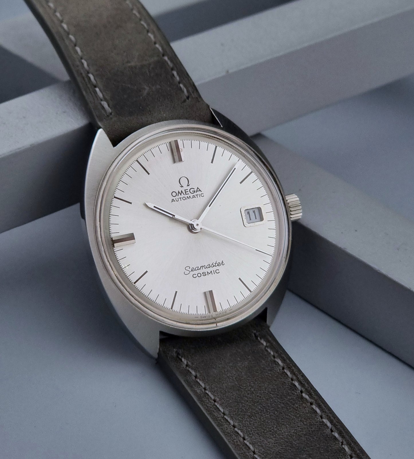 Vintage Omega Wristwatch Seamaster Cosmic 166.026 Automatic 1970