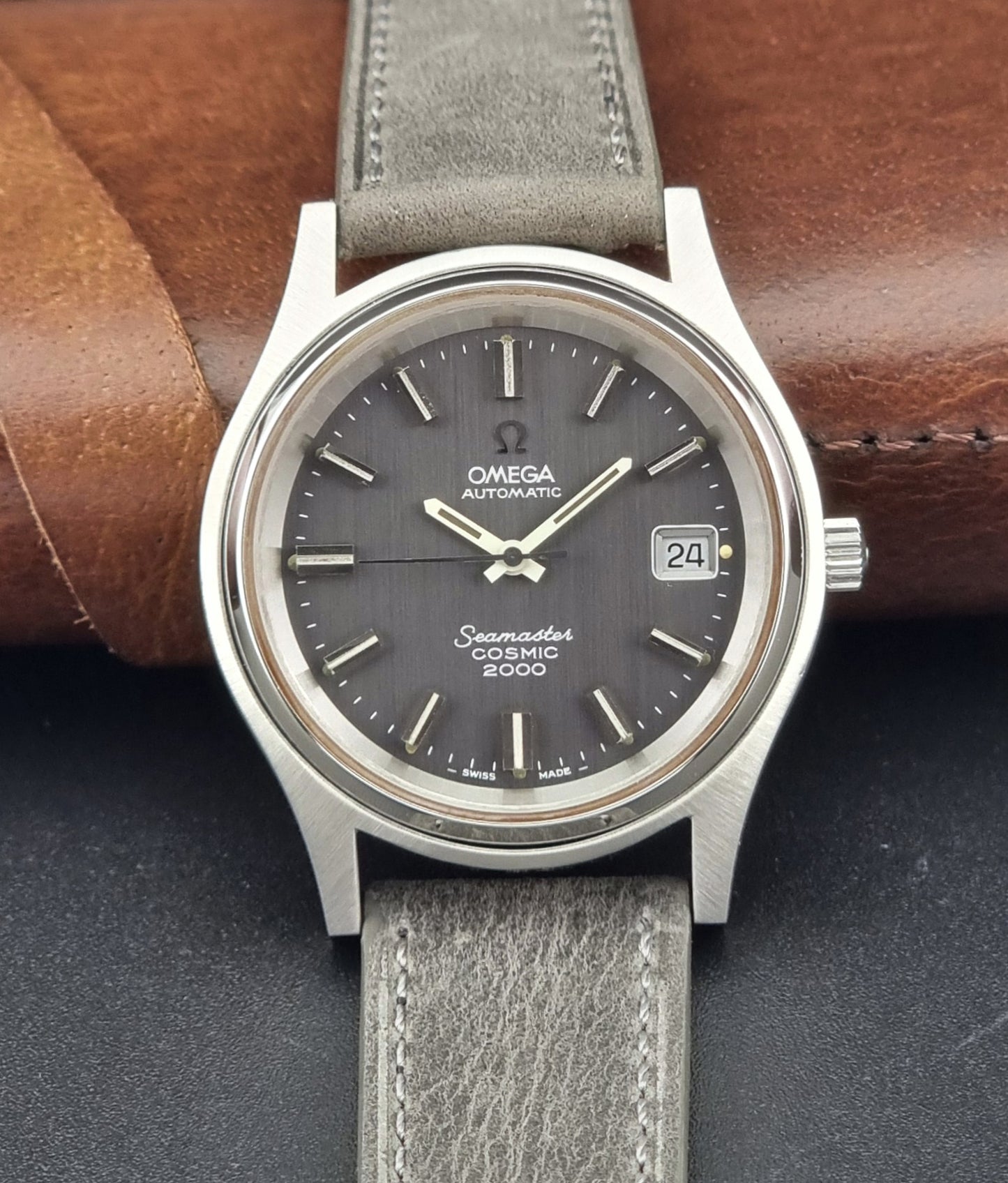 Omega Wristwatch Seamaster Cosmic 2000 Jumbo 166.128 Vintage 1971