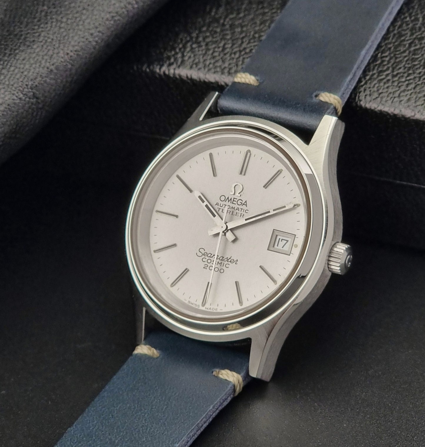 Omega Wristwatch Seamaster Cosmic 2000 Turler 166.128 Jumbo Vintage 1973