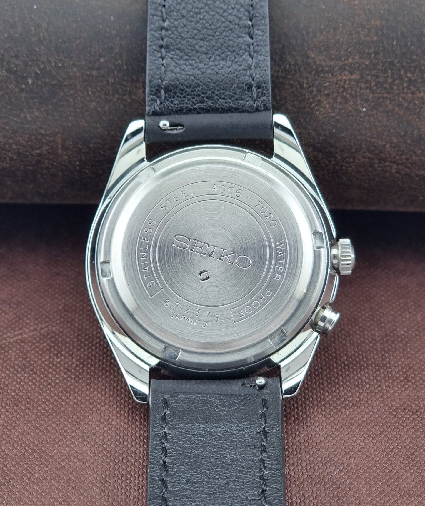 Vintage Seiko Bell-Matic case back