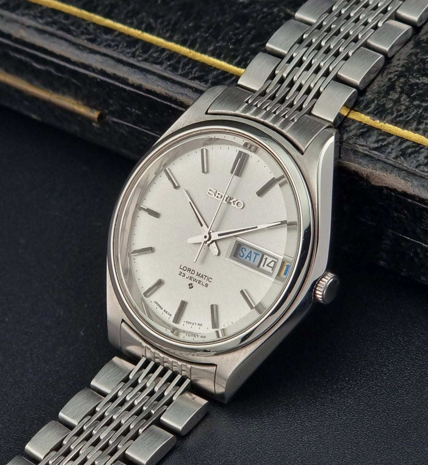 Seiko Wristwatch LordMatic 5606-7070 Vintage 1968
