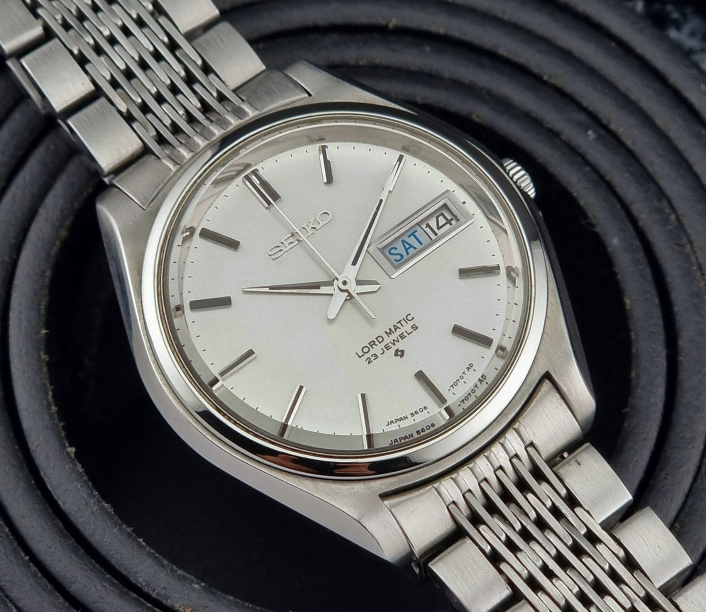 Seiko Wristwatch LordMatic 5606-7070 Vintage 1968
