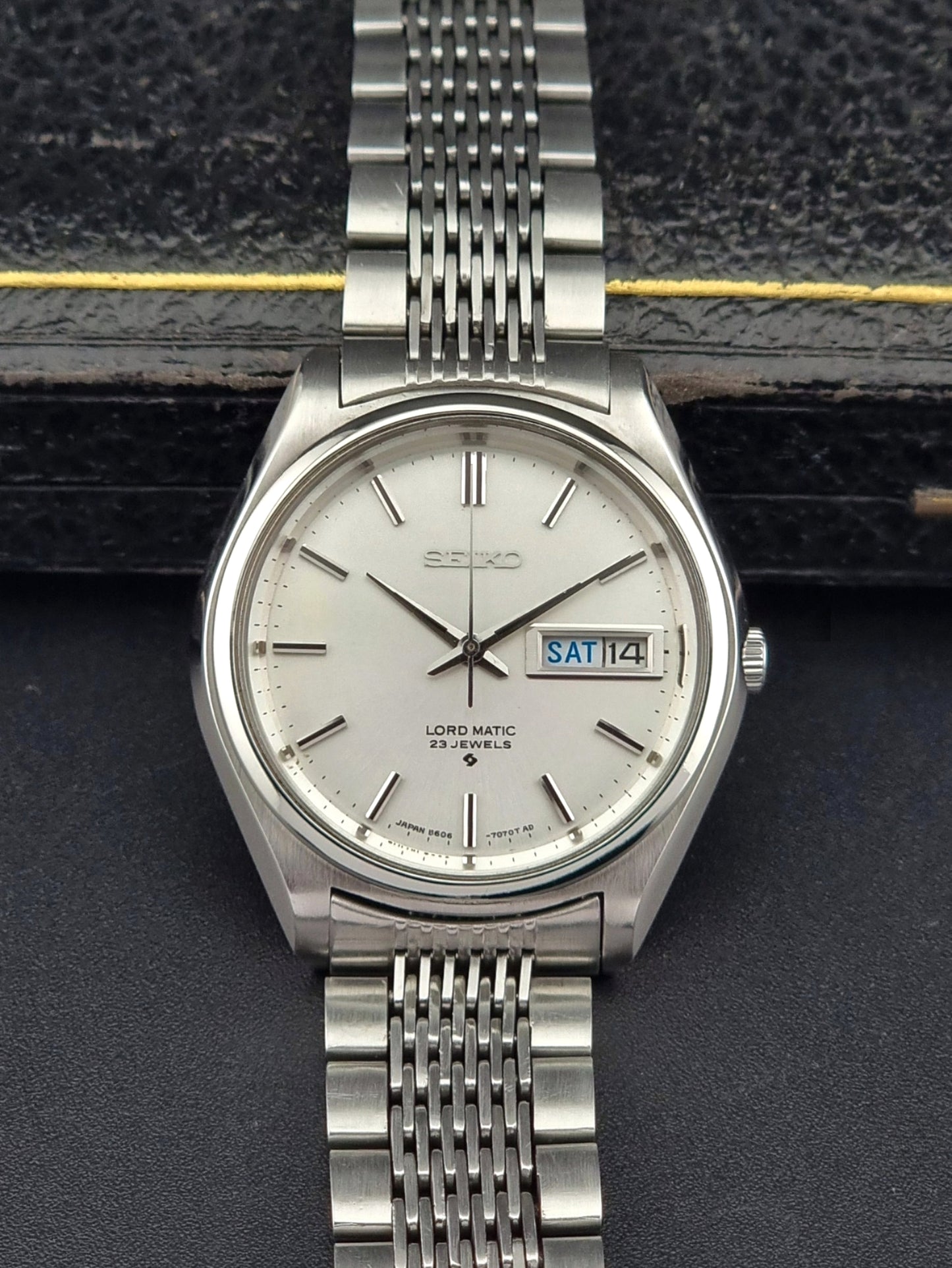 Seiko Wristwatch LordMatic 5606-7070 Vintage 1968
