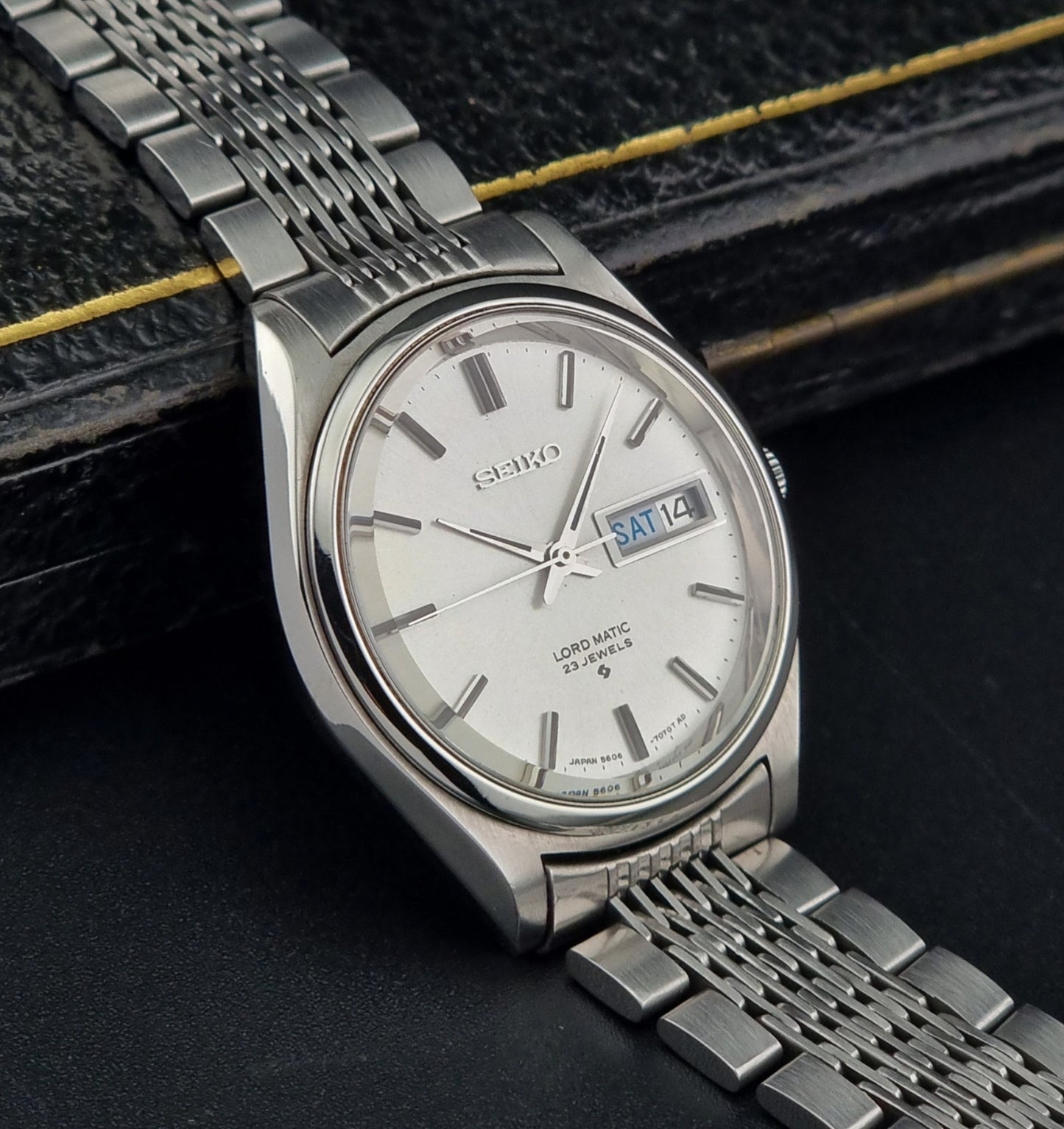 Seiko Wristwatch LordMatic 5606-7070 Vintage 1968