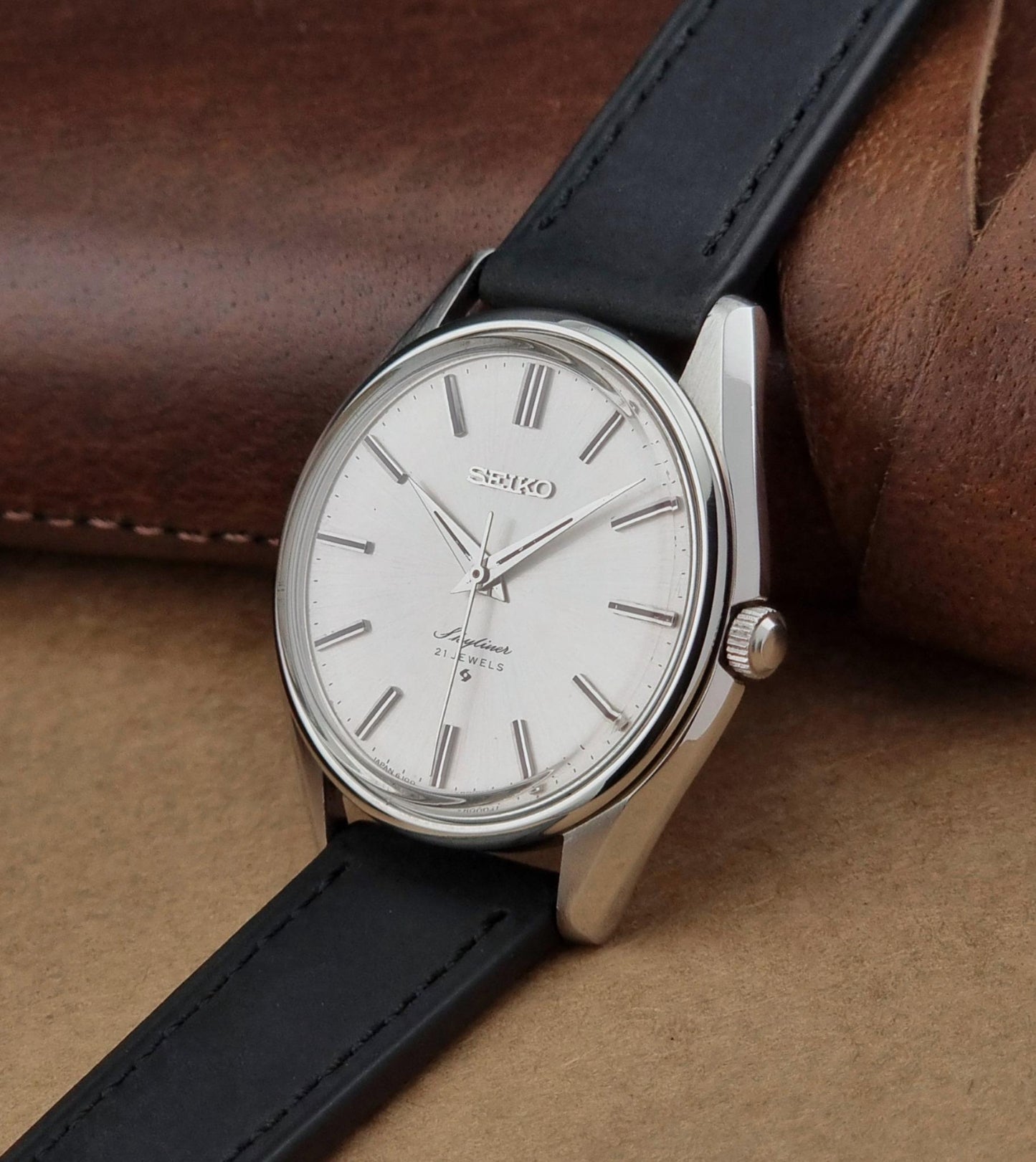 Seiko Wristwatch Skyliner 6100-8000 Vintage 1970