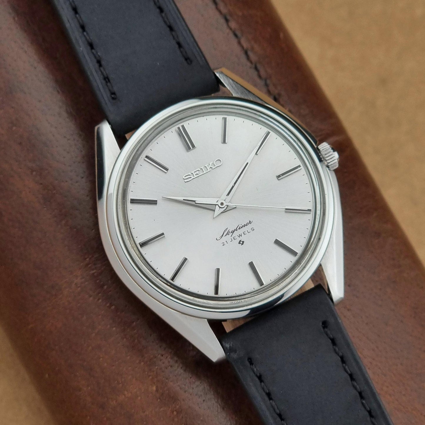 Seiko Wristwatch Skyliner 6100-8000 Vintage 1970