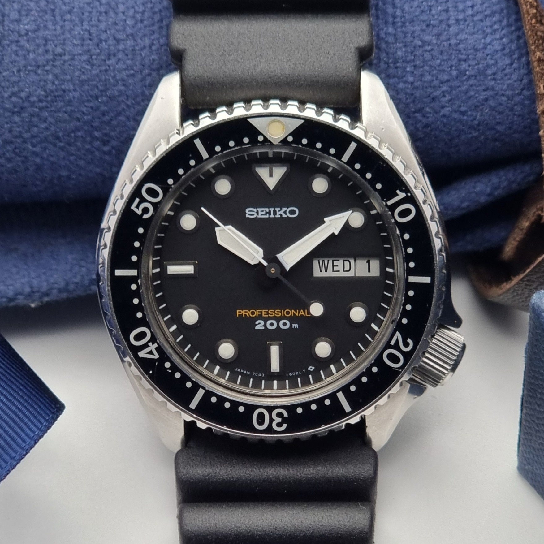 Seiko Watch 7C43-6010 Professional Quartz Diver