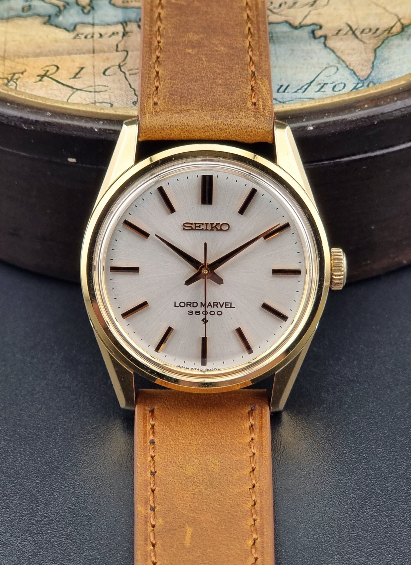 Seiko watch Lord Marvel 5740-8000 Vintage 1977 Gold Plated