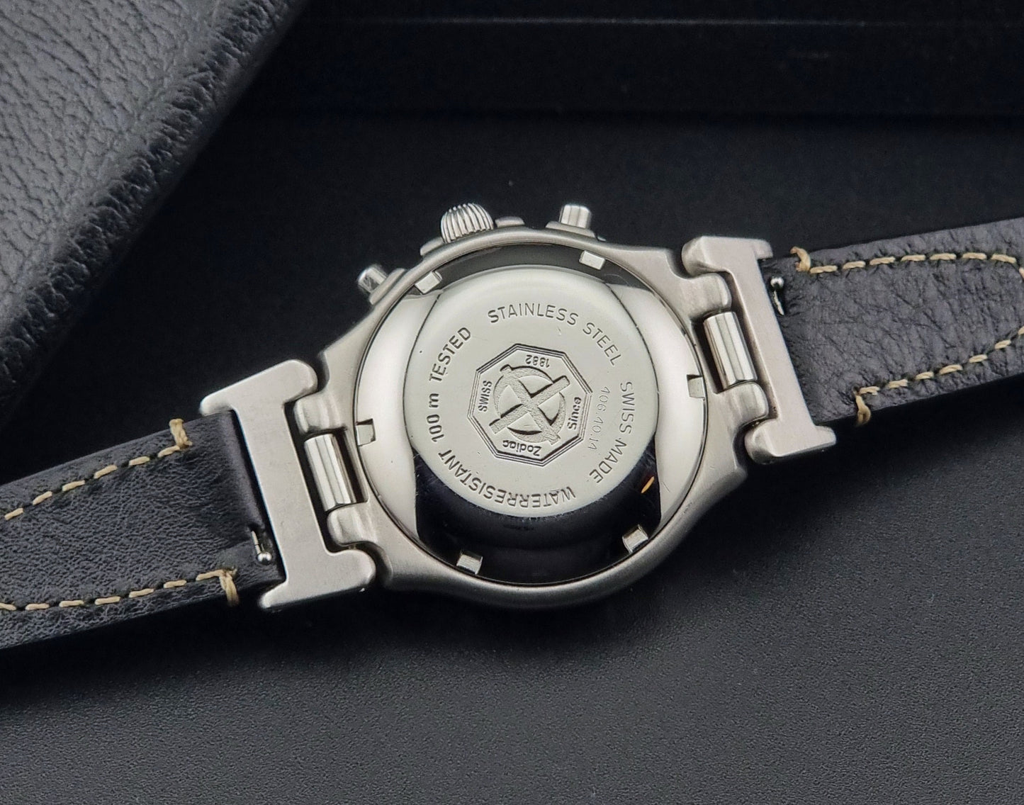 Zodiac Wristwatch 406.40.14 Chronograph ETA Cal. 7750 Vintage 1990s