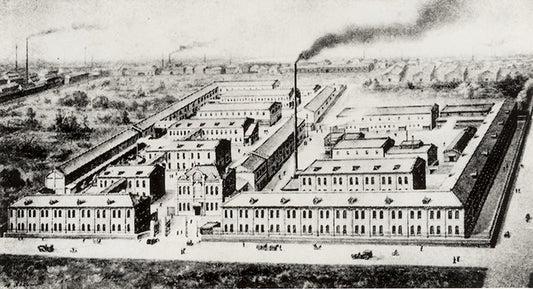 Panoramic view of the Seikosha Clock Factory in 1916