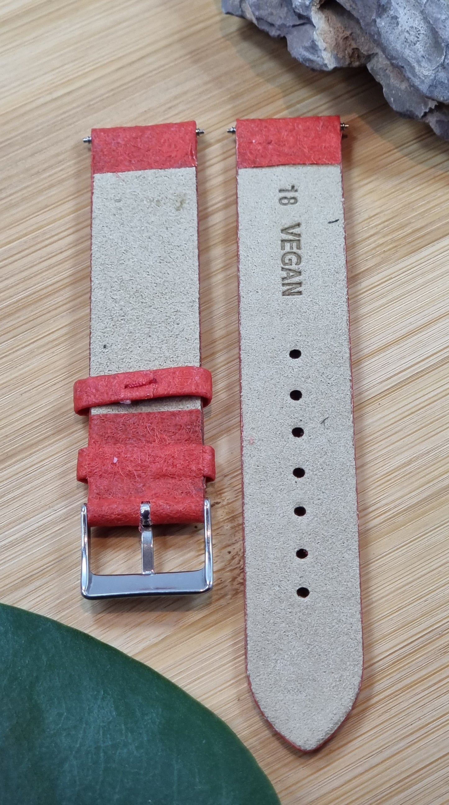 Vegan Watch Strap, Parallel Elegance - Past2PresentWatches - Watch Strap