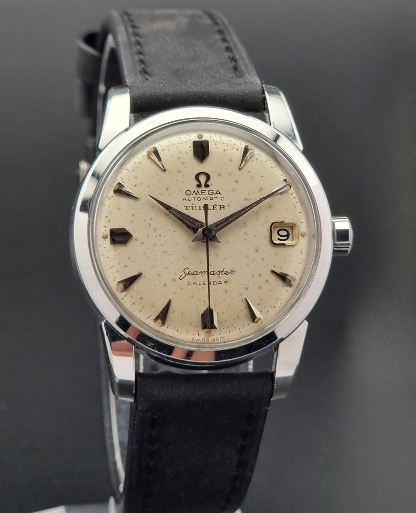 Omega Watch Seamaster Turler Calendar CK 2849 Vintage 1958