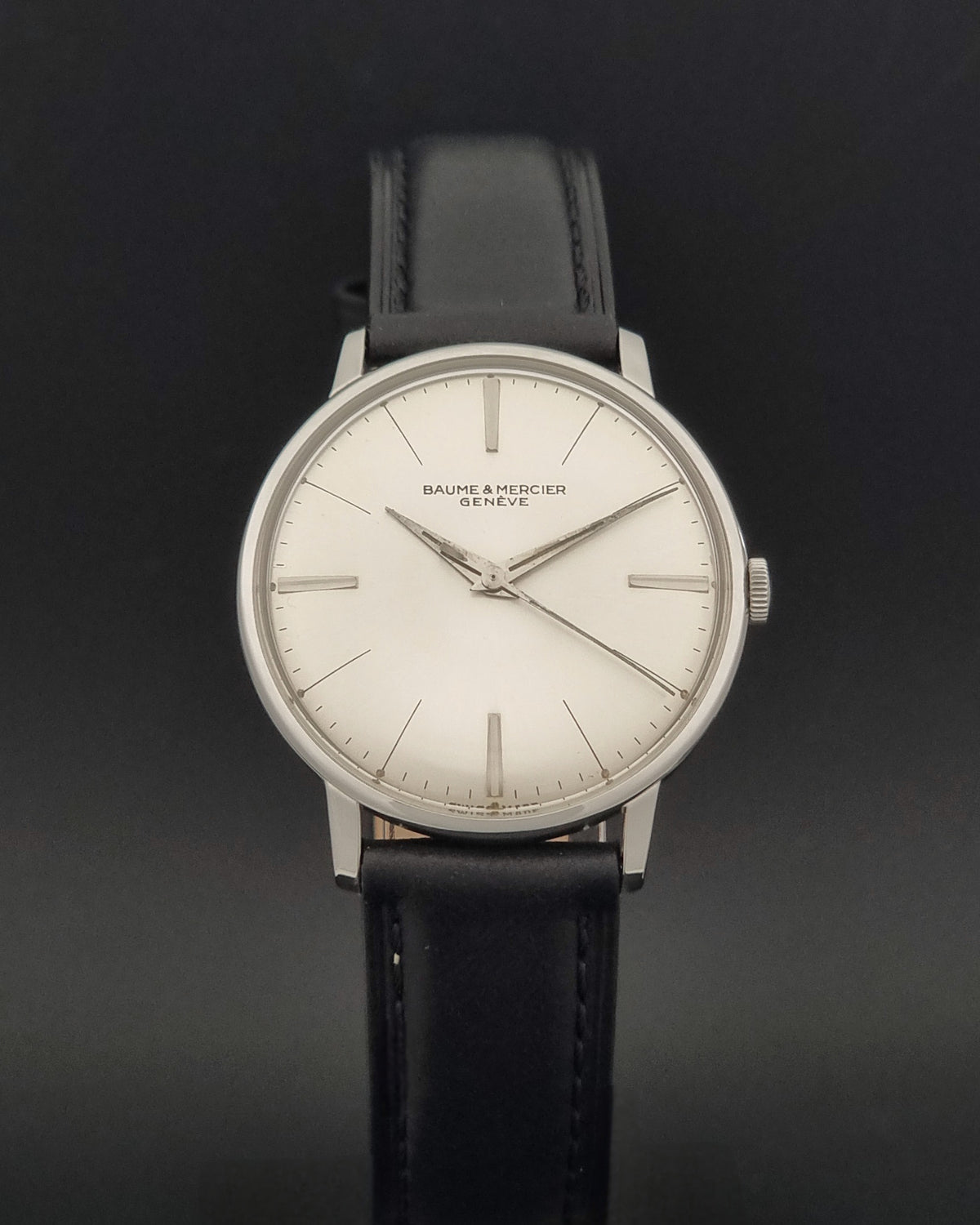 Vintage Baume & Mercier Genève 1173 – dial and case front view