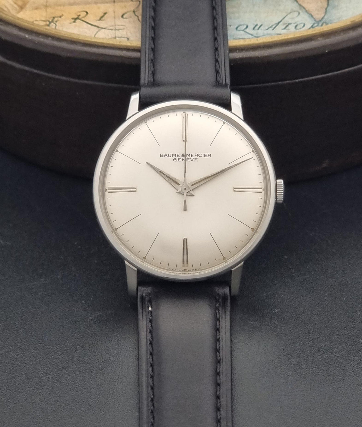 Vintage Baume & Mercier Genève 1173 – dial and case front view