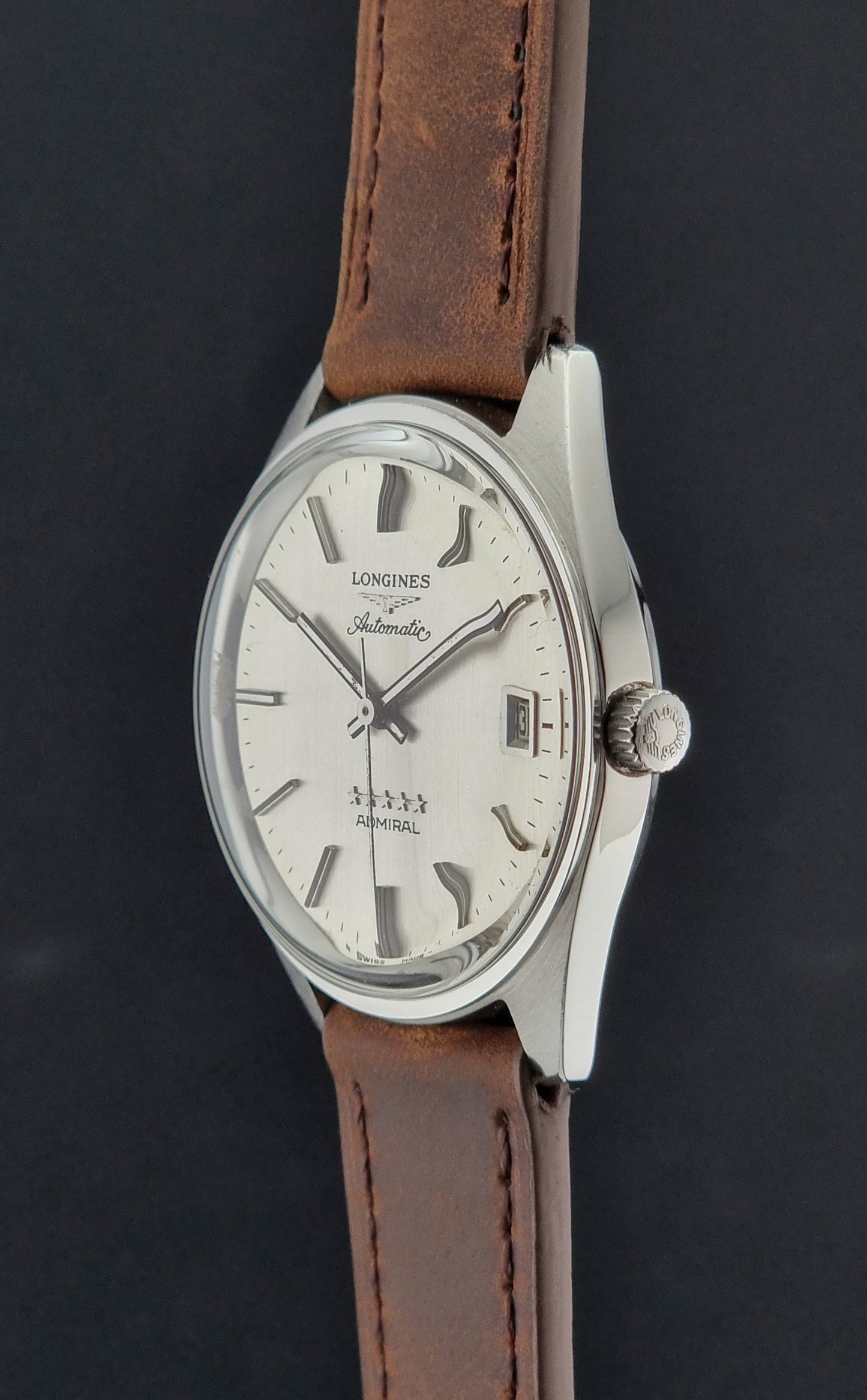 Longines watch Admiral 5 Star 8336-3 Vintage Circa 1972