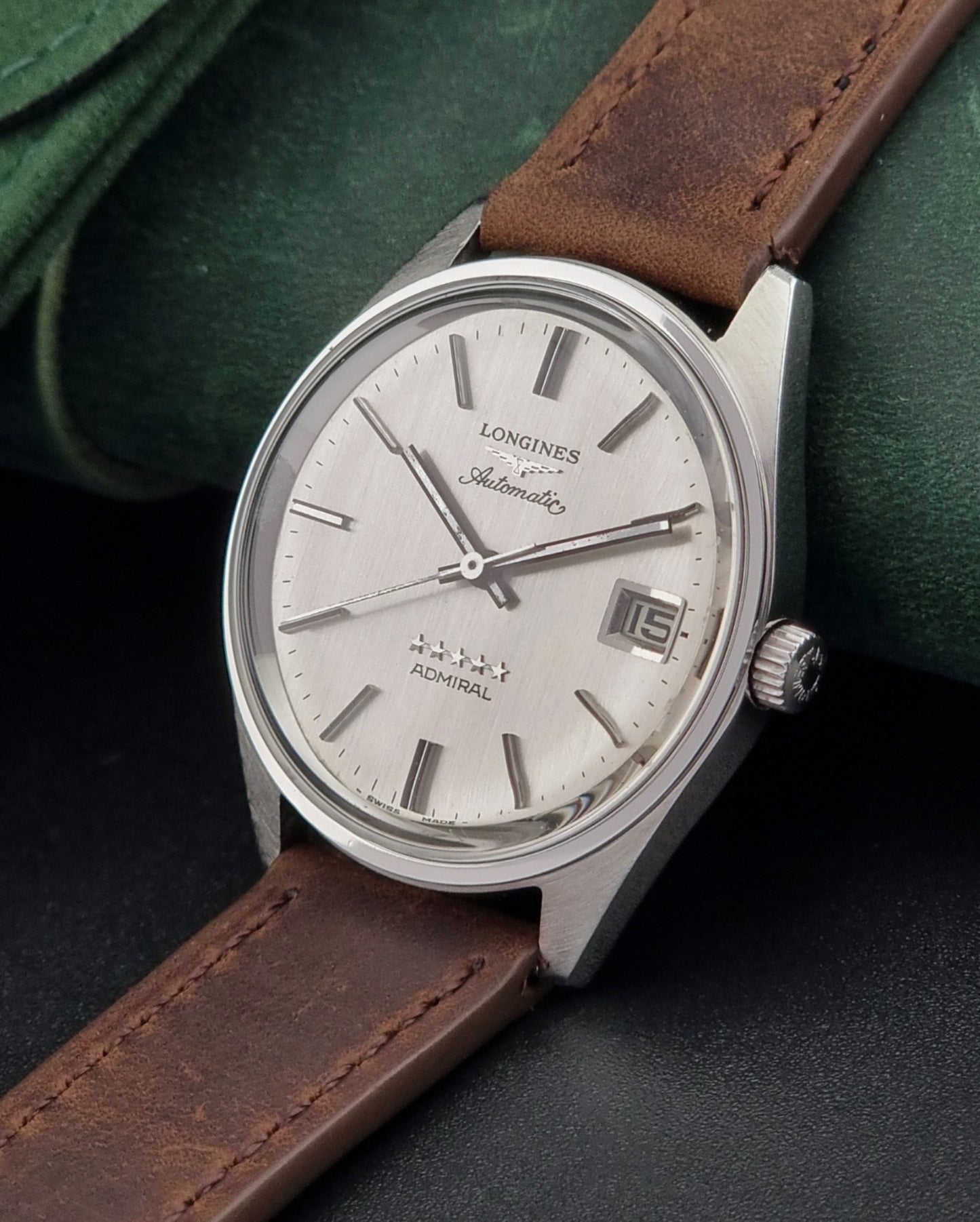 Longines watch Admiral 5 Star 8336-3 Vintage Circa 1972