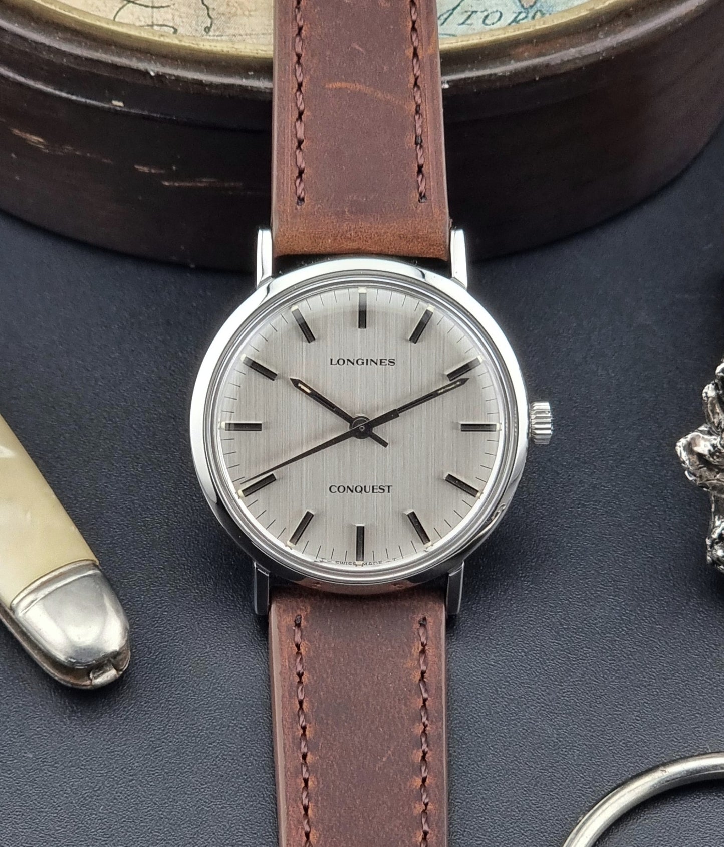 Longines watch Conquest 1504-1 Vintage 1974 Cal 6942