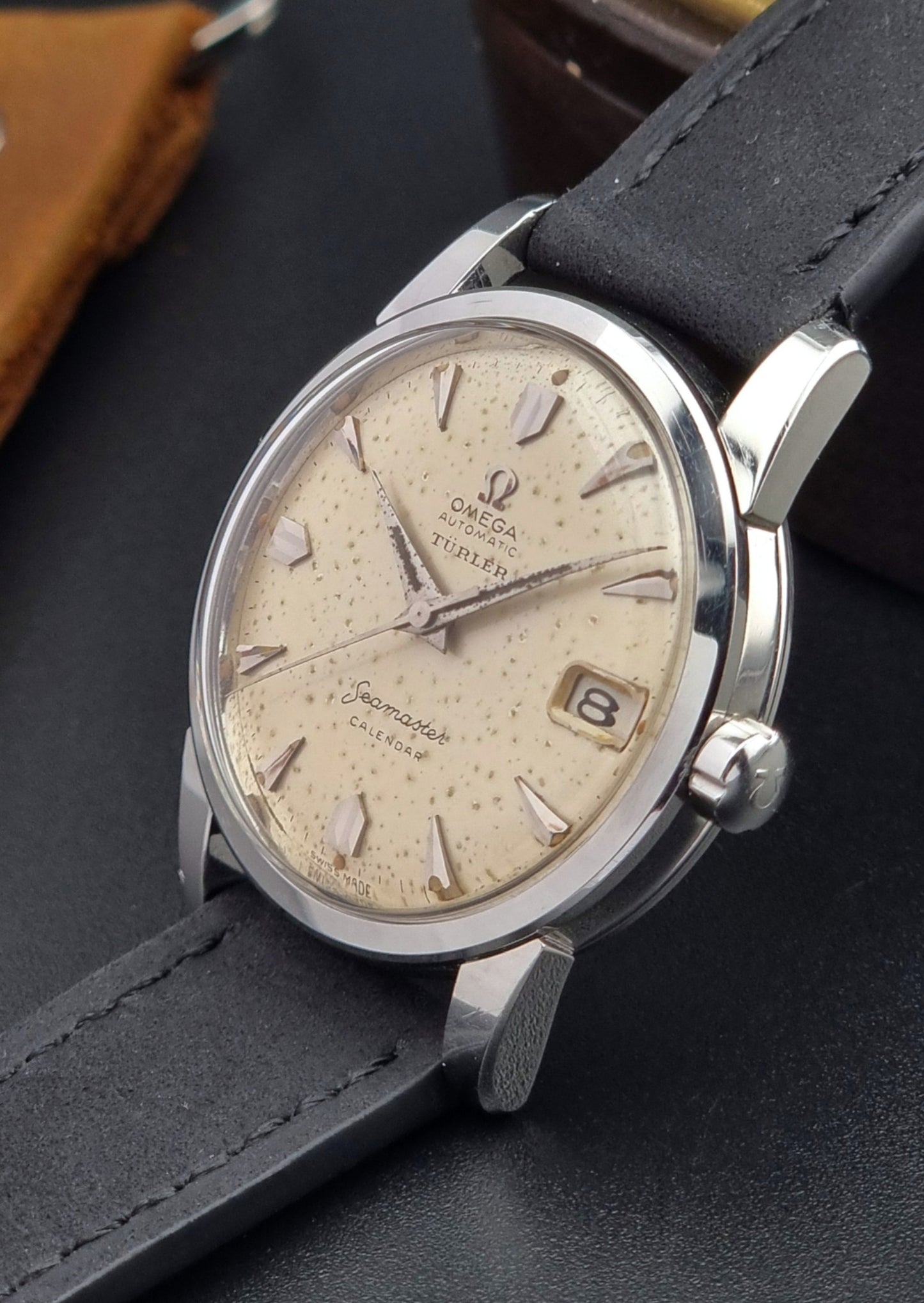 Omega Watch Seamaster Turler Calendar CK 2849 Vintage 1958
